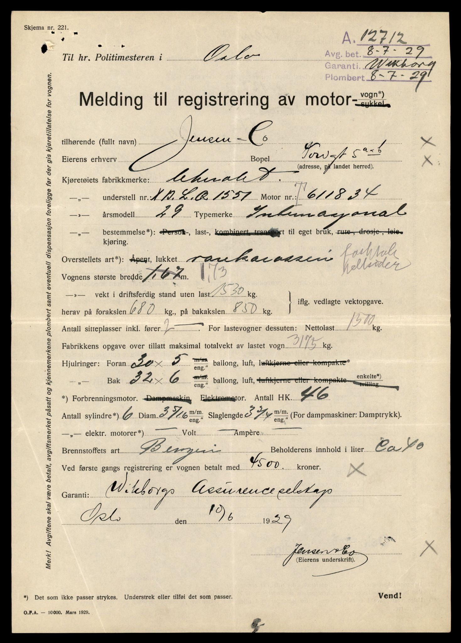 Møre og Romsdal vegkontor - Ålesund trafikkstasjon, SAT/A-4099/F/Fe/L0013: Registreringskort for kjøretøy T 1451 - T 1564, 1927-1998, s. 2183