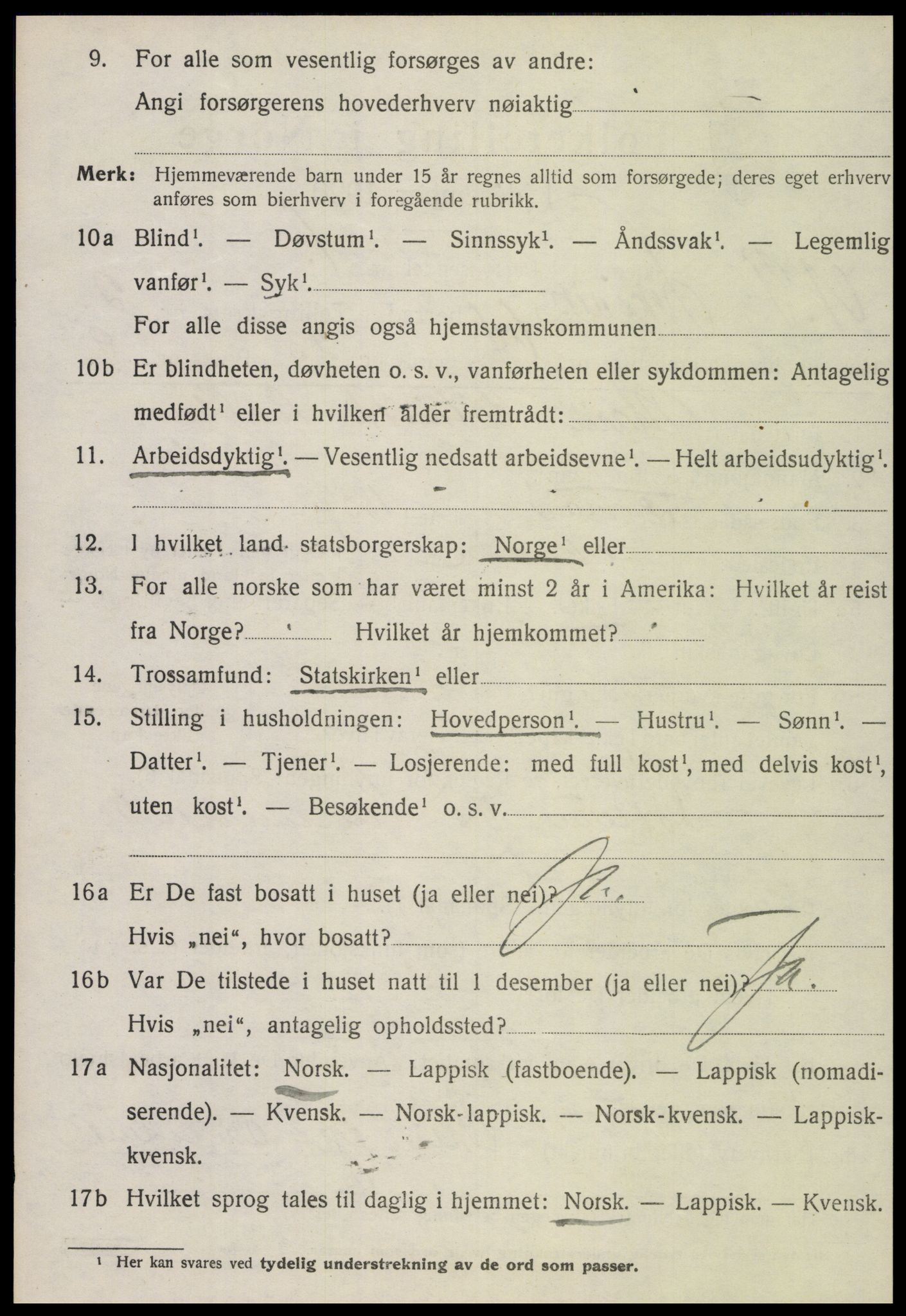 SAT, Folketelling 1920 for 1718 Leksvik herred, 1920, s. 2463