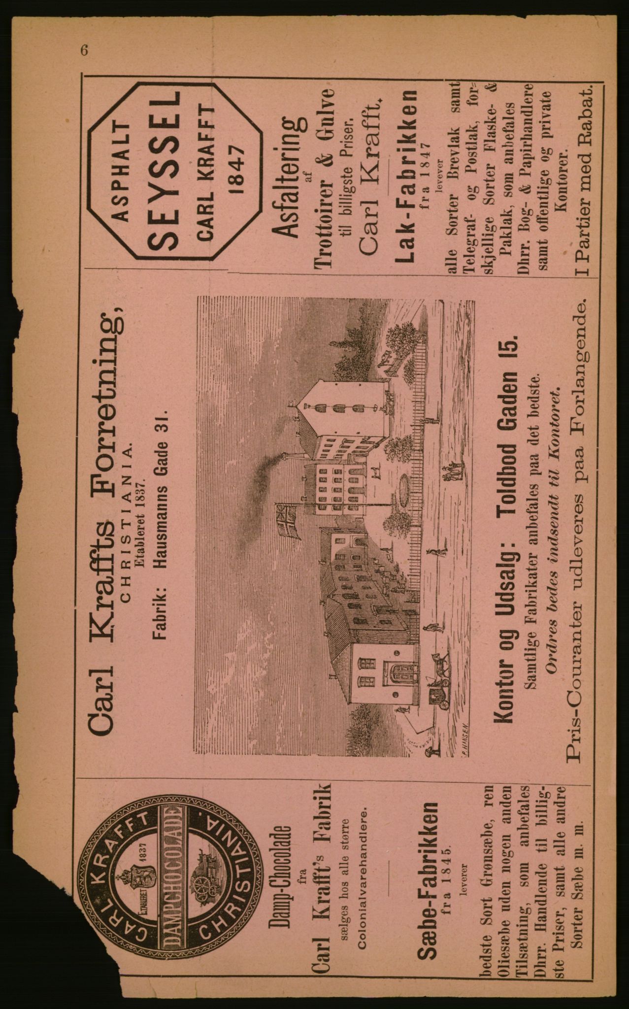 Kristiania/Oslo adressebok, PUBL/-, 1884, s. 6
