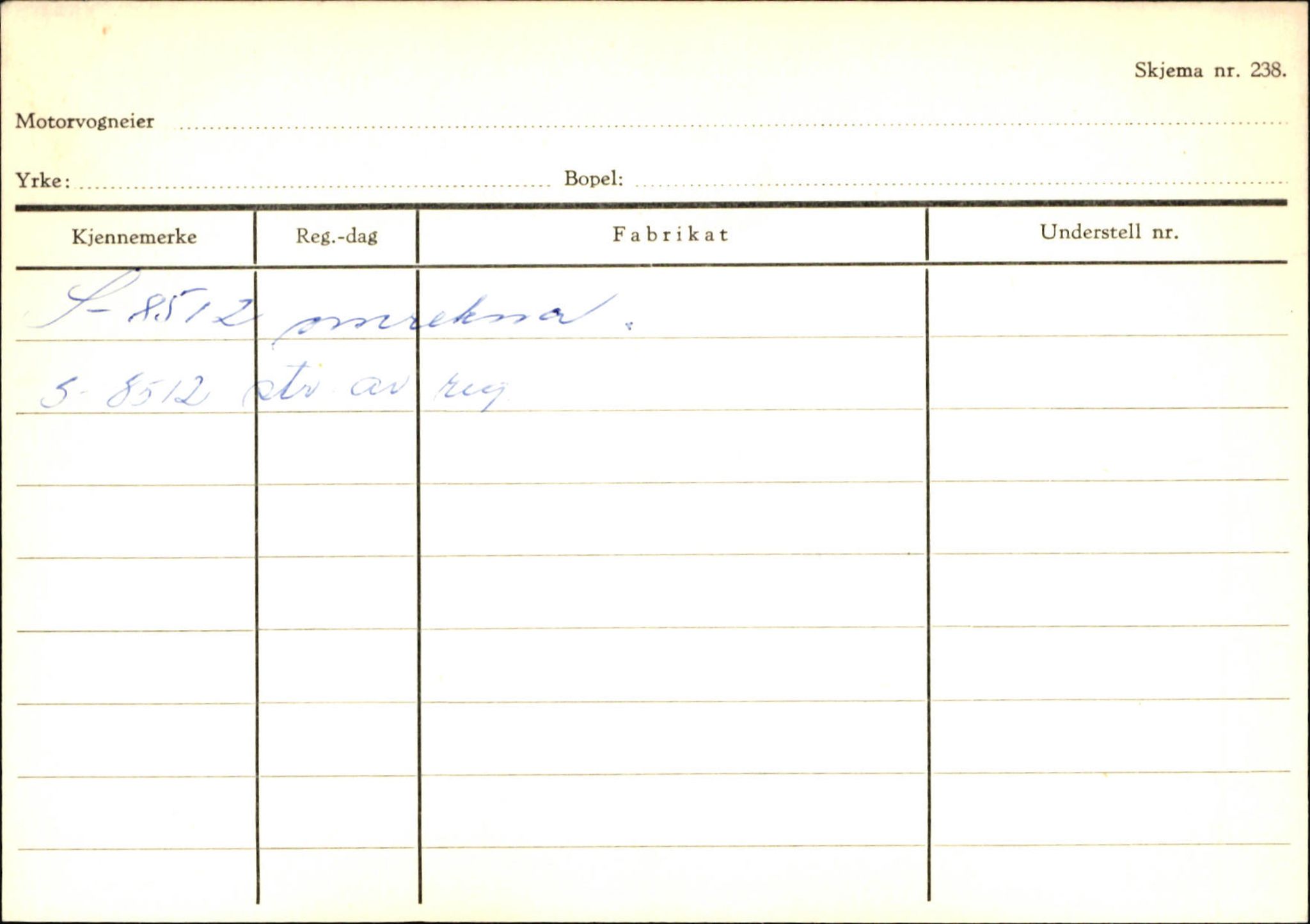 Statens vegvesen, Sogn og Fjordane vegkontor, AV/SAB-A-5301/4/F/L0131: Eigarregister Høyanger P-Å. Stryn S-Å, 1945-1975, s. 1885