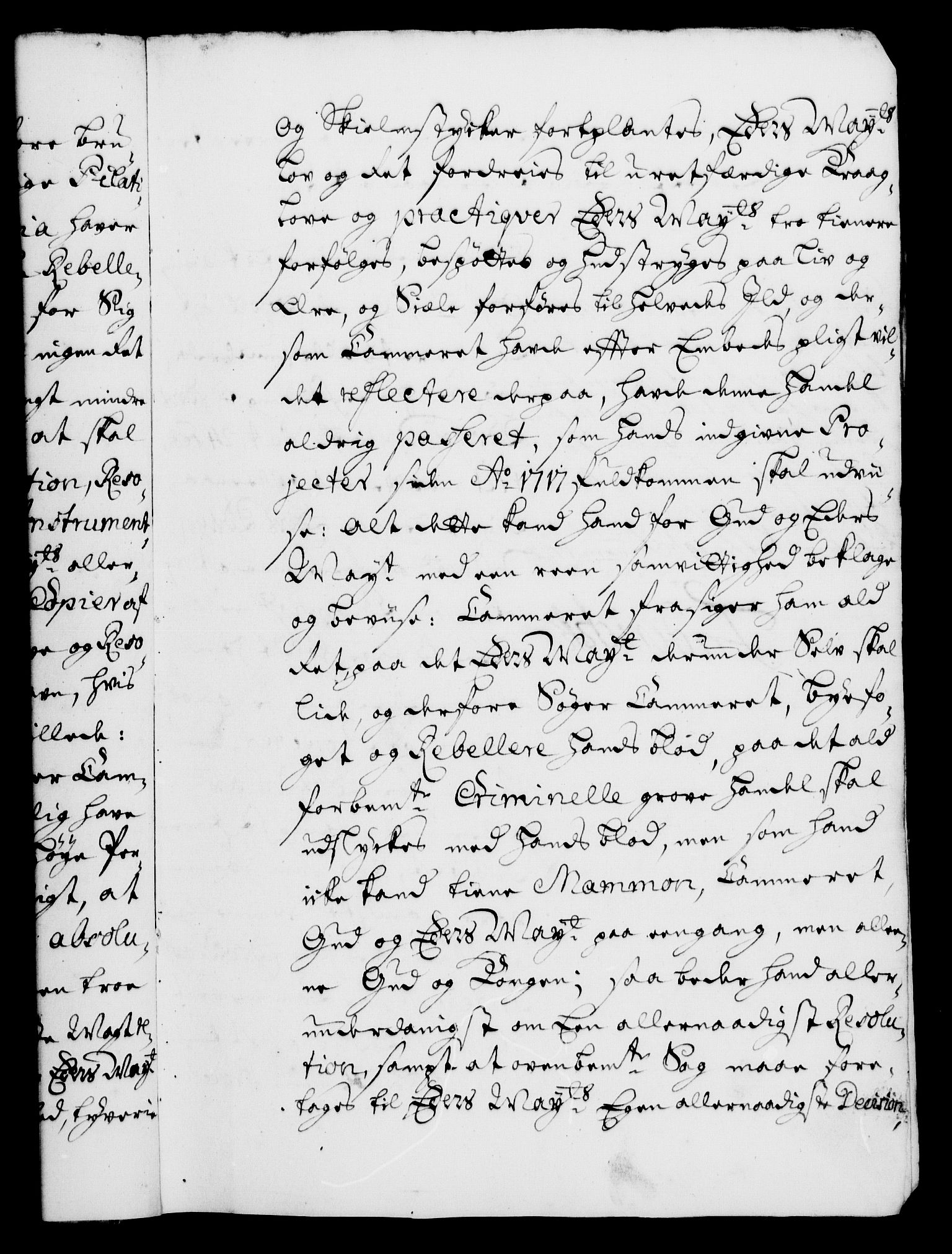 Rentekammeret, Kammerkanselliet, RA/EA-3111/G/Gf/Gfa/L0005: Norsk relasjons- og resolusjonsprotokoll (merket RK 52.5), 1722, s. 47