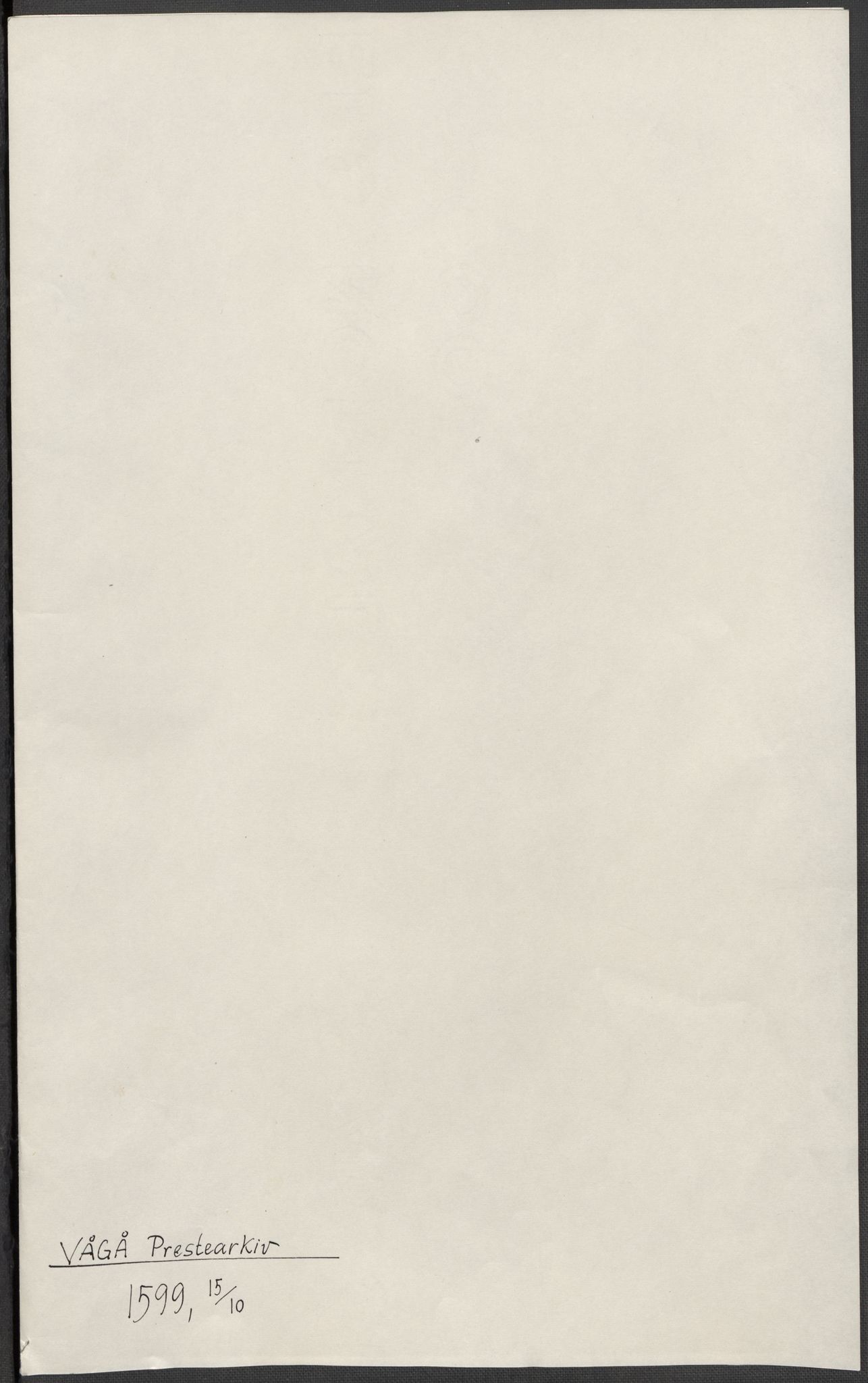 Riksarkivets diplomsamling, RA/EA-5965/F15/L0013: Prestearkiv - Oppland, 1590-1657, s. 38