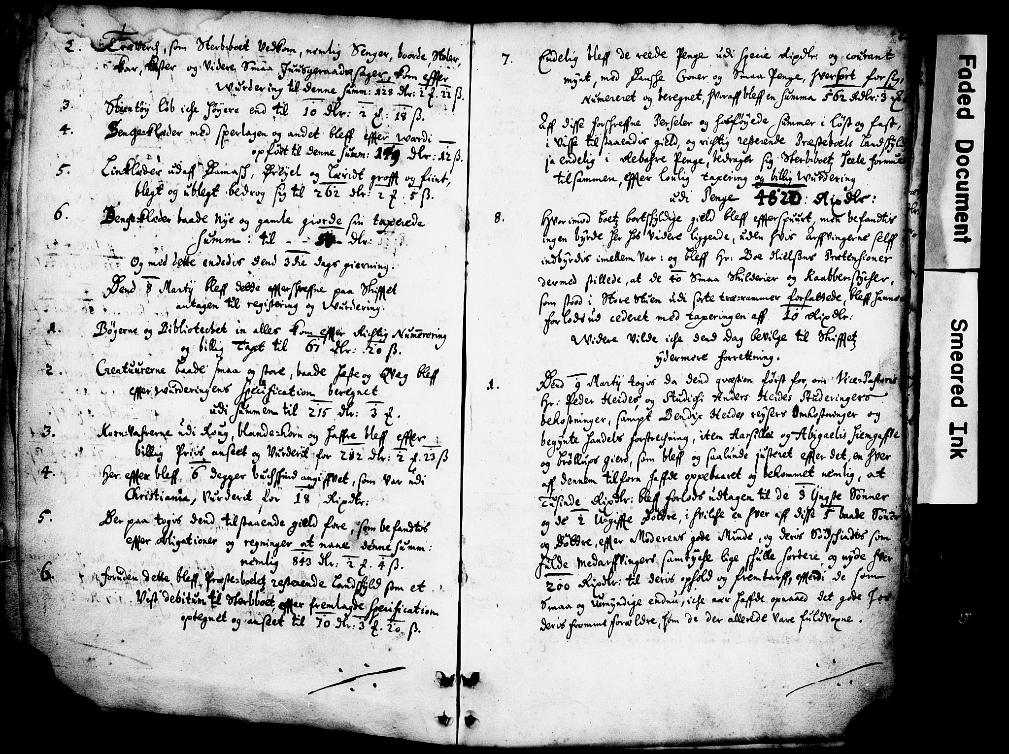 Den geistlige jurisdiksjon, AV/SAO-A-11097/F/Fc/L0001: Skifteprotokoll, 1683-1688, s. 4