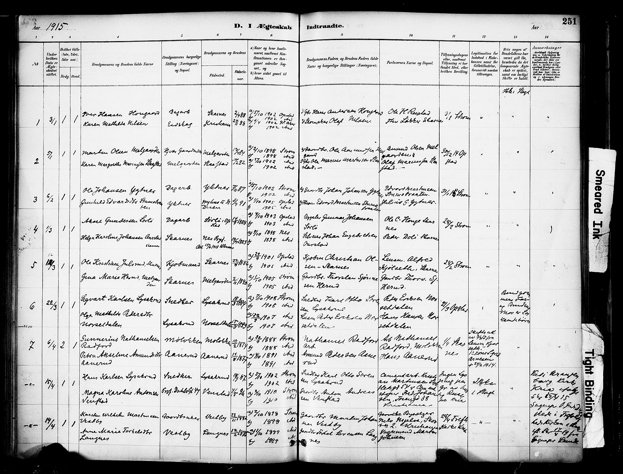 Sør-Odal prestekontor, SAH/PREST-030/H/Ha/Haa/L0007: Ministerialbok nr. 7, 1886-1925, s. 251