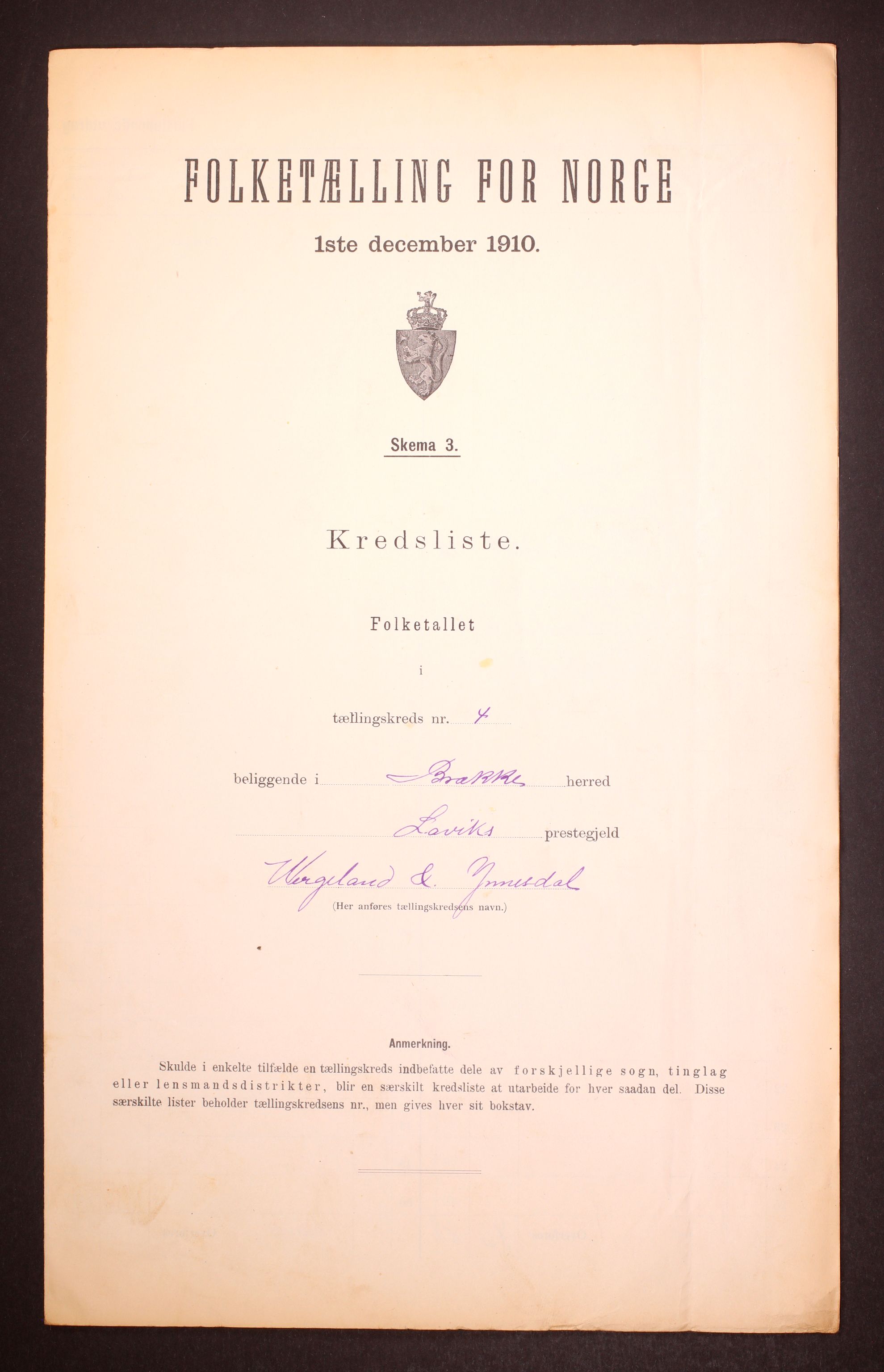 RA, Folketelling 1910 for 1414 Brekke herred, 1910, s. 13