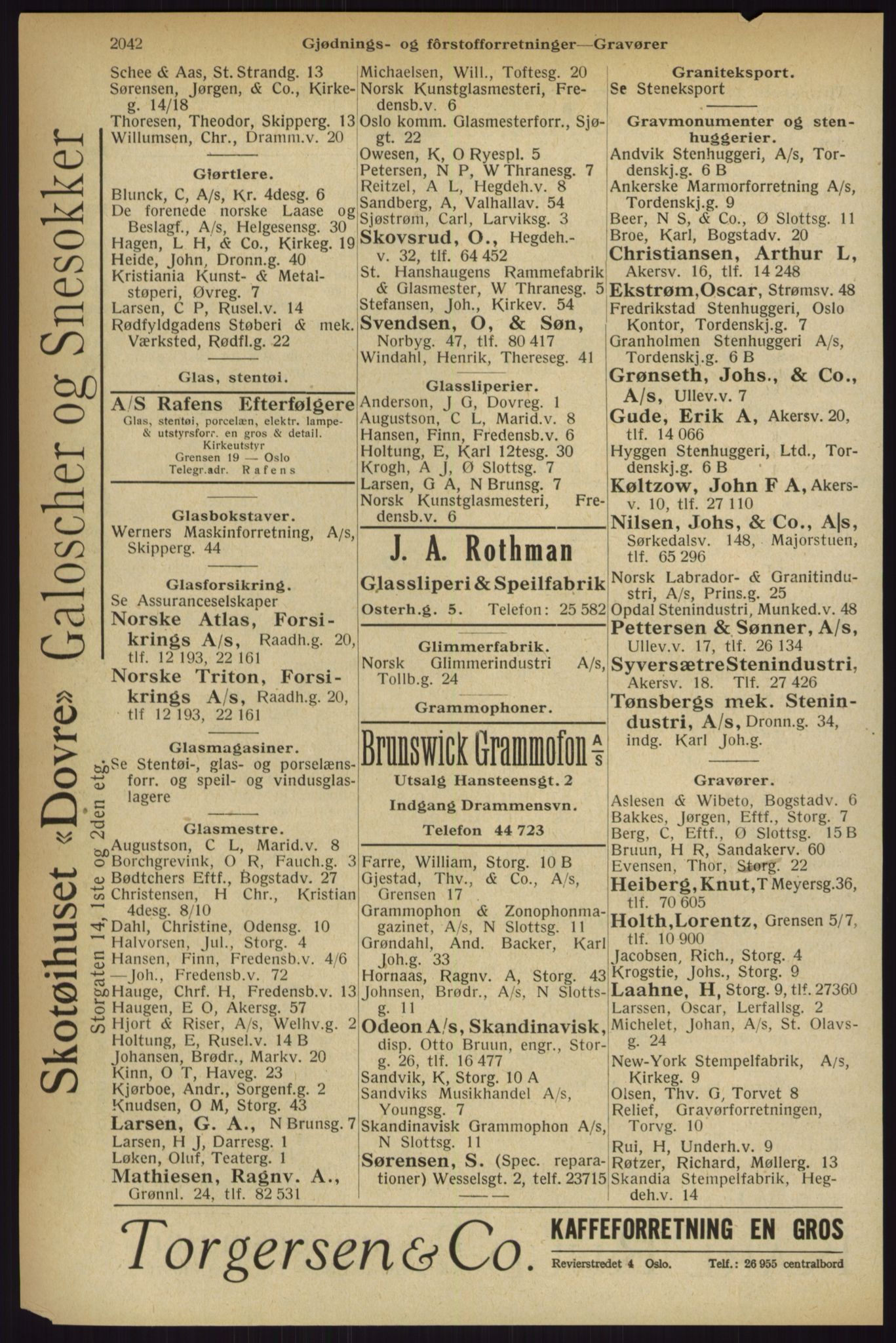 Kristiania/Oslo adressebok, PUBL/-, 1927, s. 2042