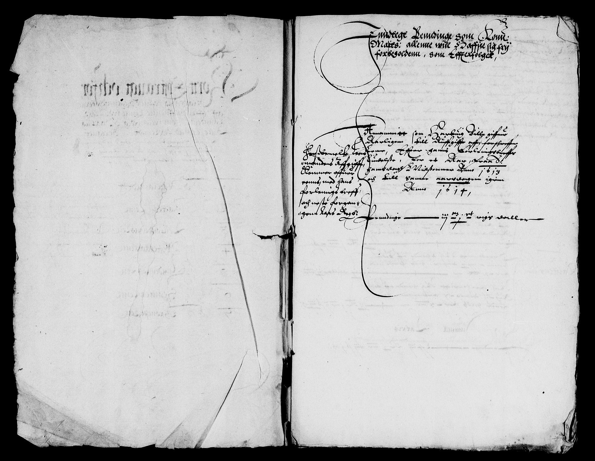 Rentekammeret inntil 1814, Reviderte regnskaper, Lensregnskaper, AV/RA-EA-5023/R/Rb/Rbz/L0004: Nordlandenes len, 1611-1614