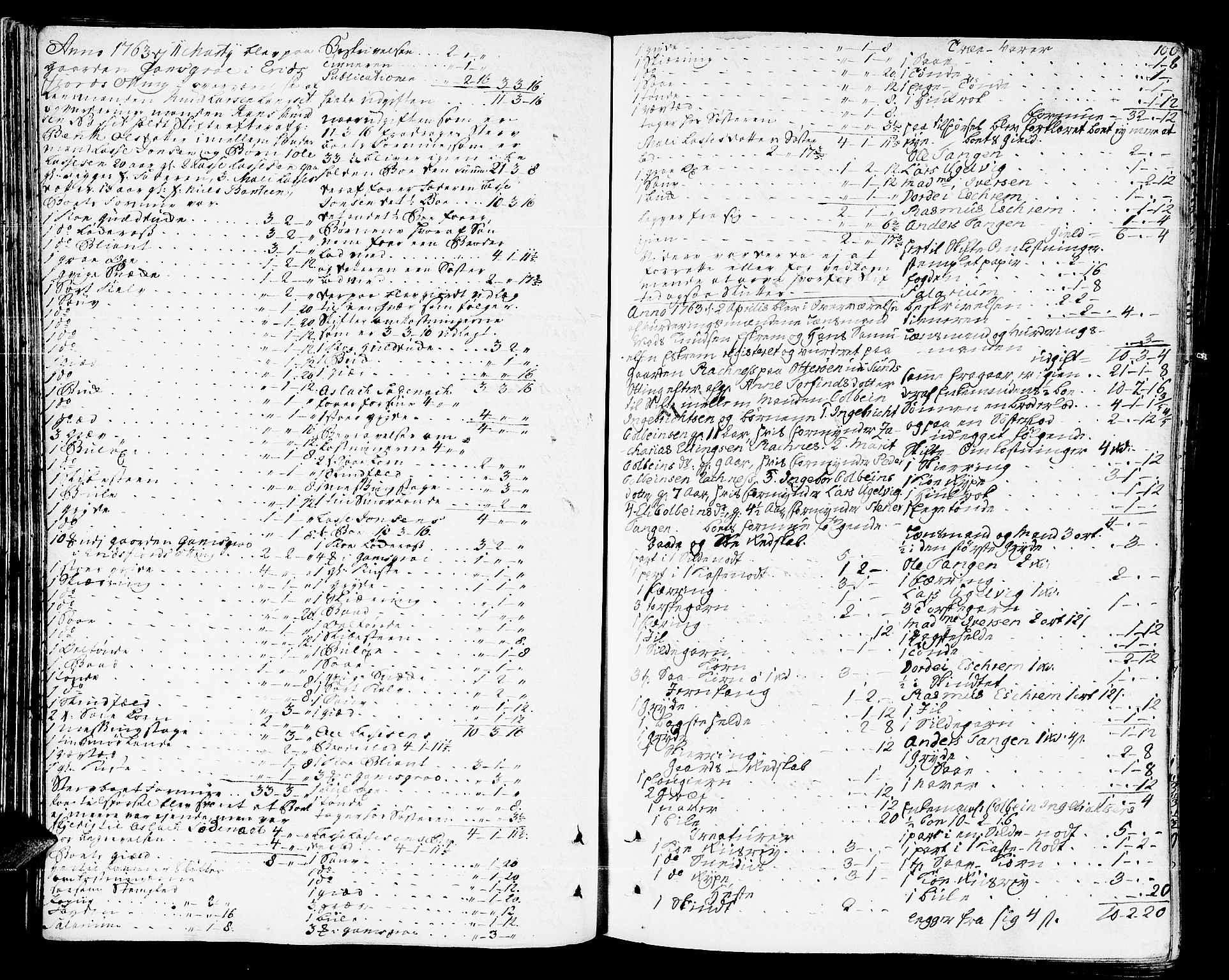 Romsdal sorenskriveri, AV/SAT-A-4149/1/3/3A/L0009: Skifteprotokoll, 1761-1773, s. 99b-100a