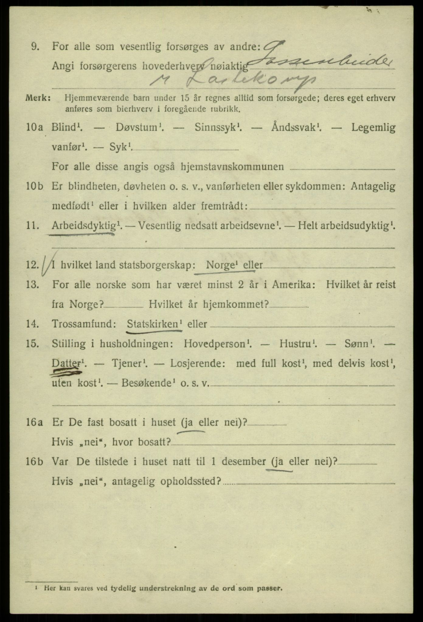 SAB, Folketelling 1920 for 1301 Bergen kjøpstad, 1920, s. 61311