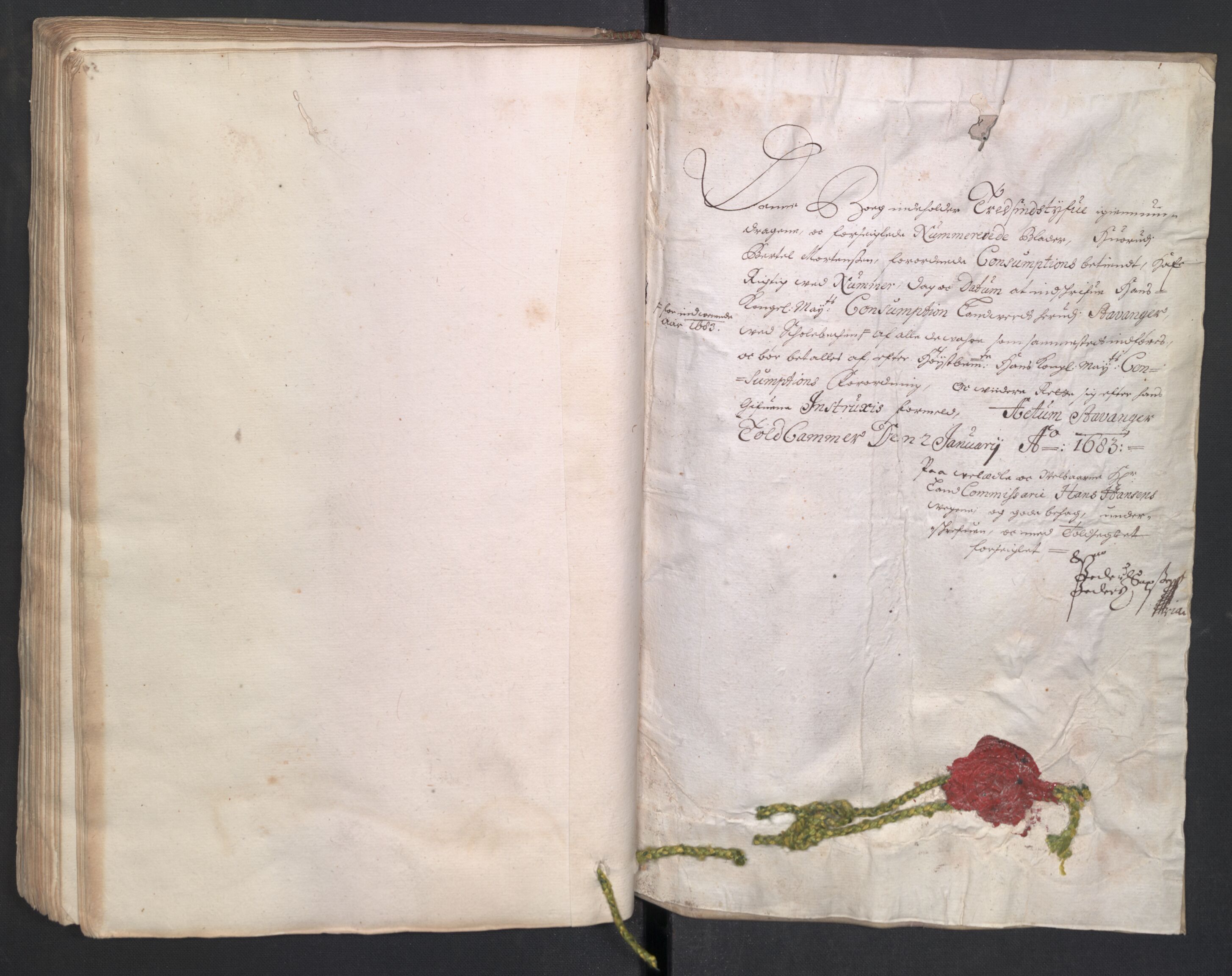 Rentekammeret inntil 1814, Reviderte regnskaper, Byregnskaper, AV/RA-EA-4066/R/Ro/L0332: [O24] Konsumpsjonsregnskap, 1683-1684, s. 56