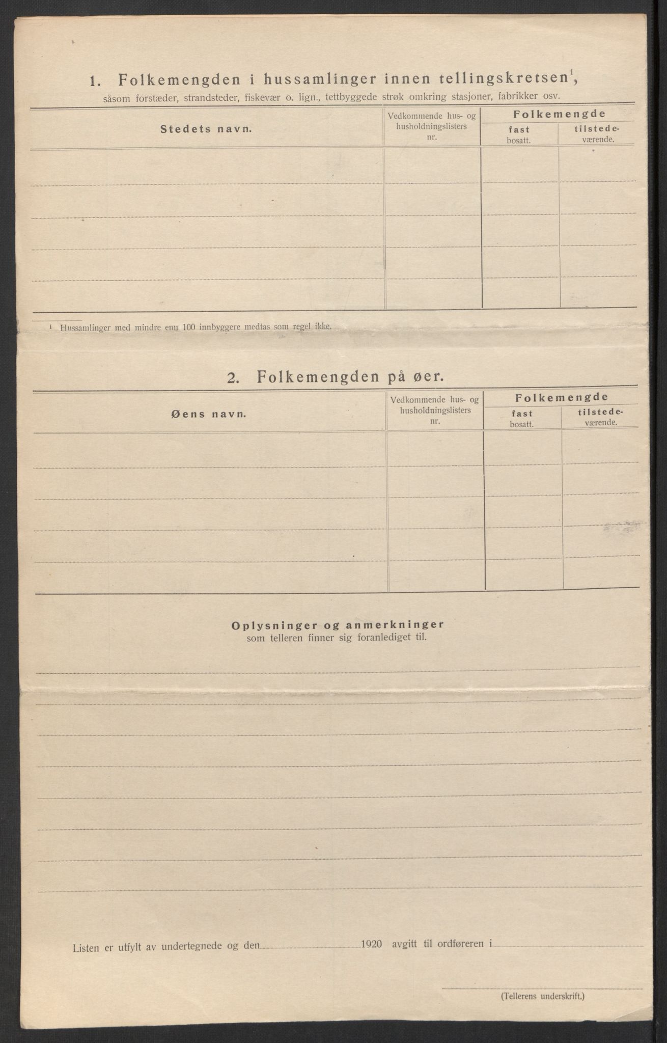 SAK, Folketelling 1920 for 0914 Holt herred, 1920, s. 44