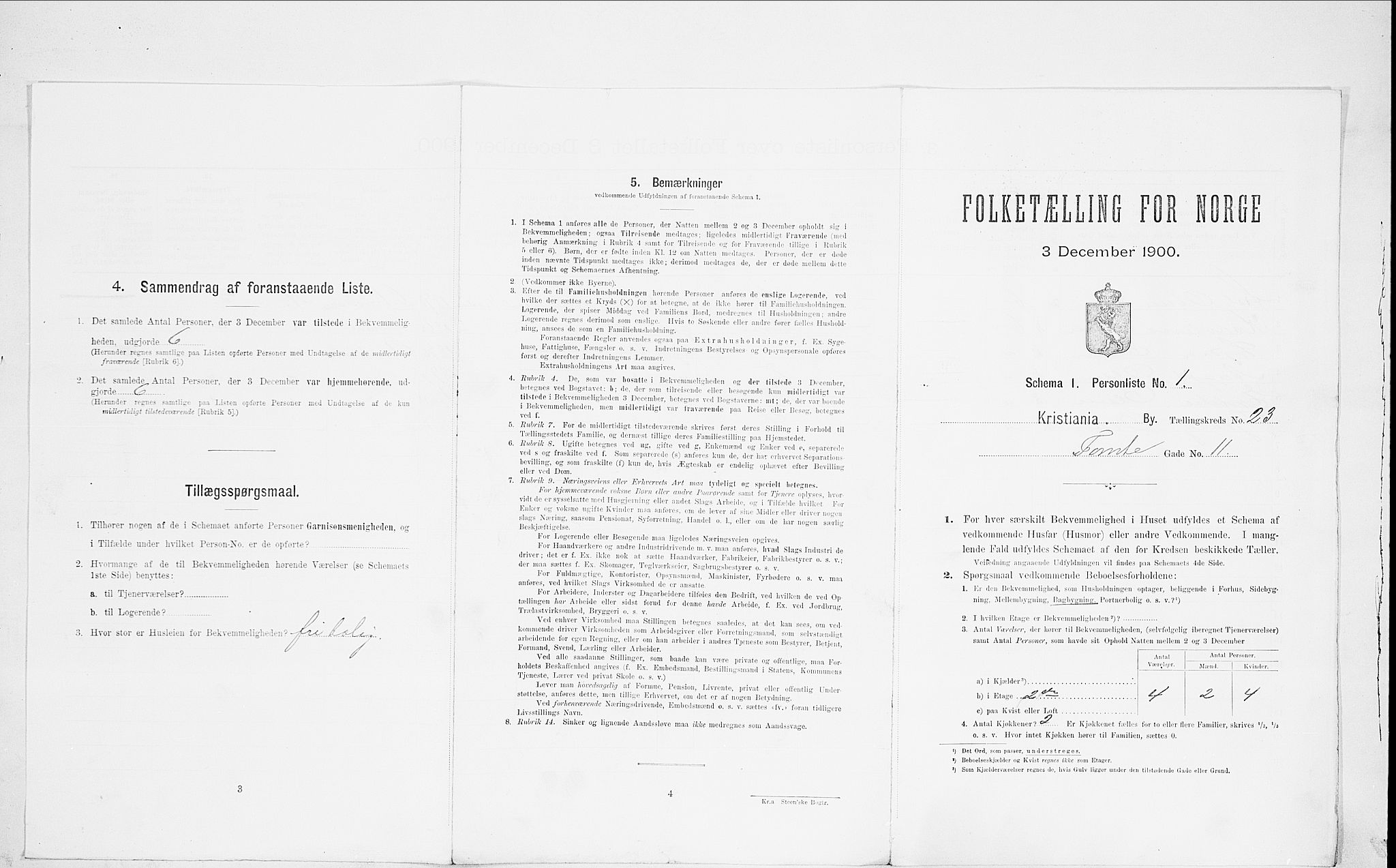 SAO, Folketelling 1900 for 0301 Kristiania kjøpstad, 1900, s. 102328