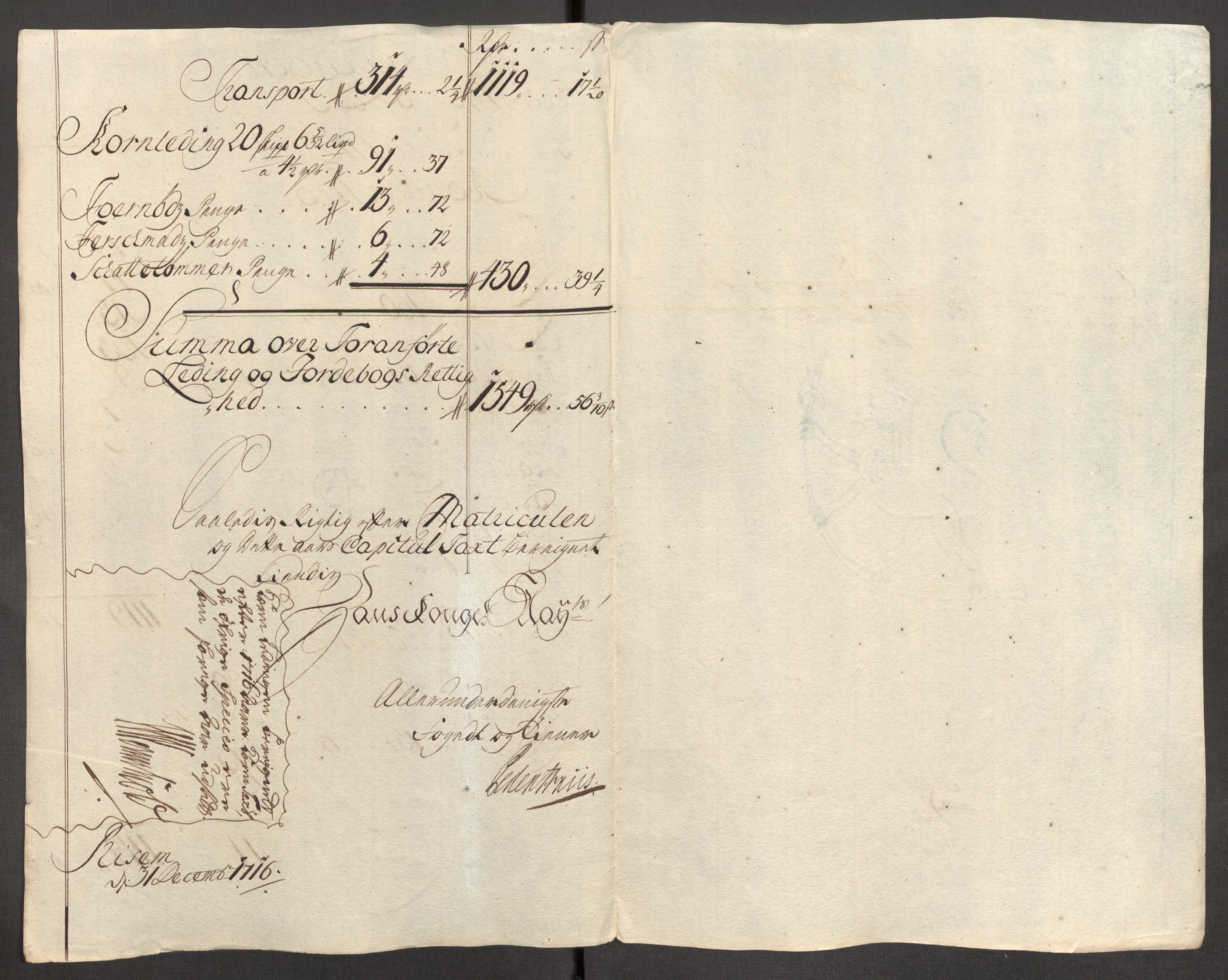 Rentekammeret inntil 1814, Reviderte regnskaper, Fogderegnskap, RA/EA-4092/R04/L0140: Fogderegnskap Moss, Onsøy, Tune, Veme og Åbygge, 1715-1716, s. 319