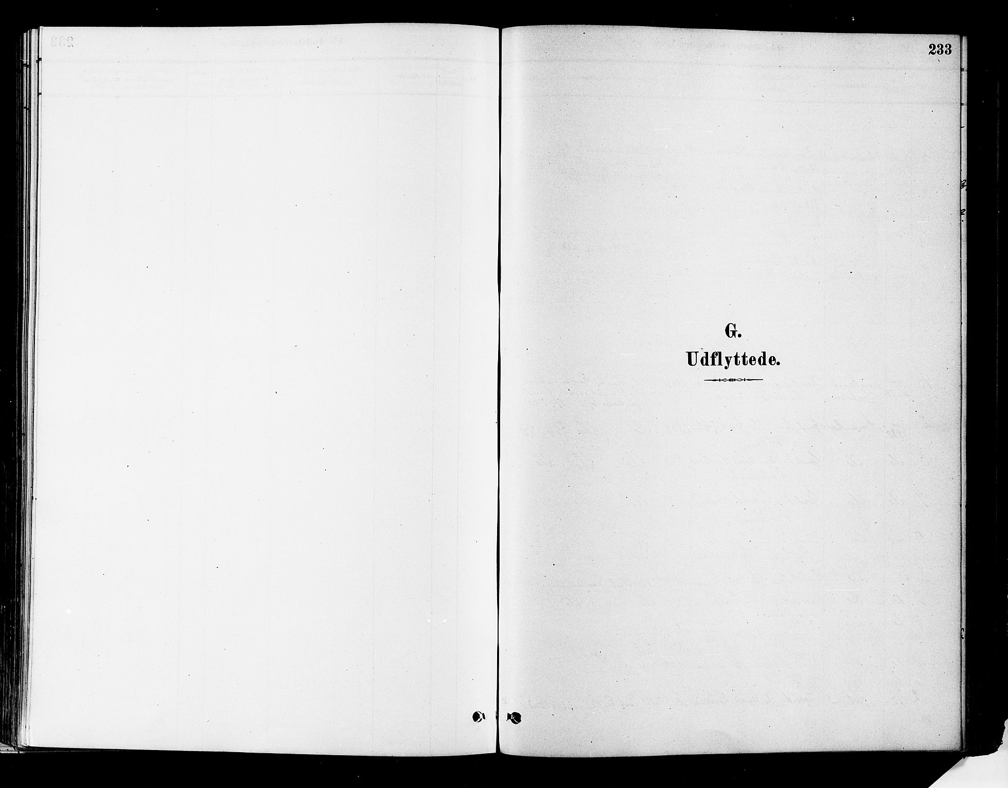 Flesberg kirkebøker, AV/SAKO-A-18/F/Fa/L0008: Ministerialbok nr. I 8, 1879-1899, s. 233