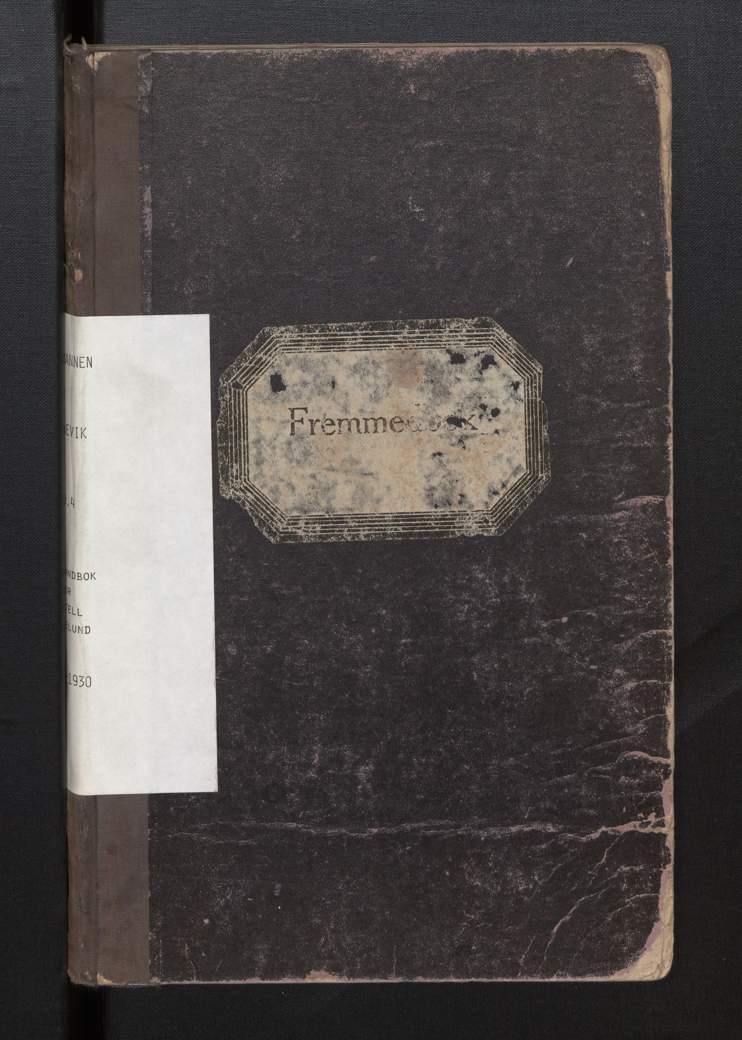 Lensmannen i Skånevik, AV/SAB-A-34901/0020/L0004: Framandbok for hotell Heggelund, 1920-1930
