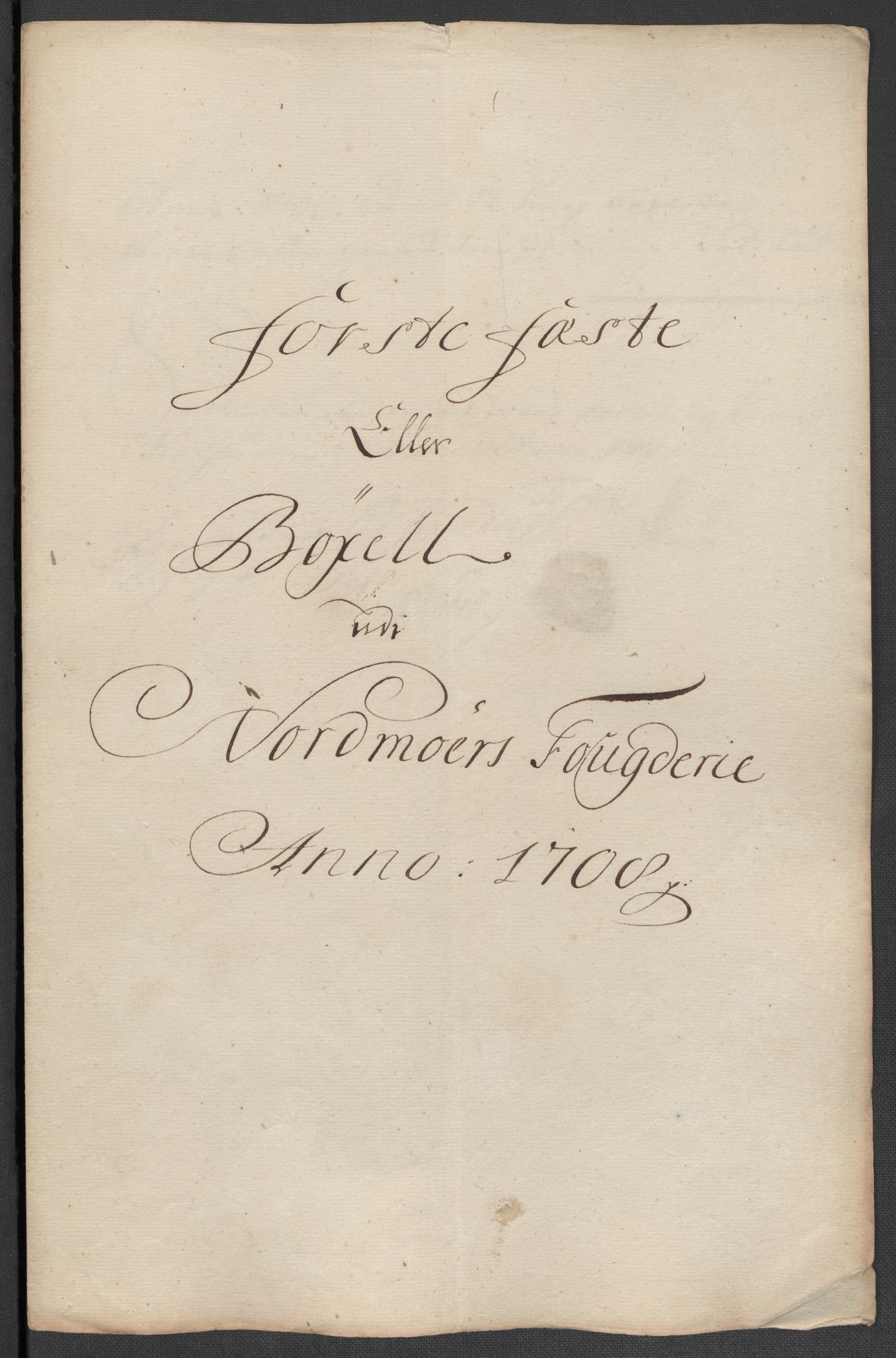 Rentekammeret inntil 1814, Reviderte regnskaper, Fogderegnskap, RA/EA-4092/R56/L3743: Fogderegnskap Nordmøre, 1708, s. 96