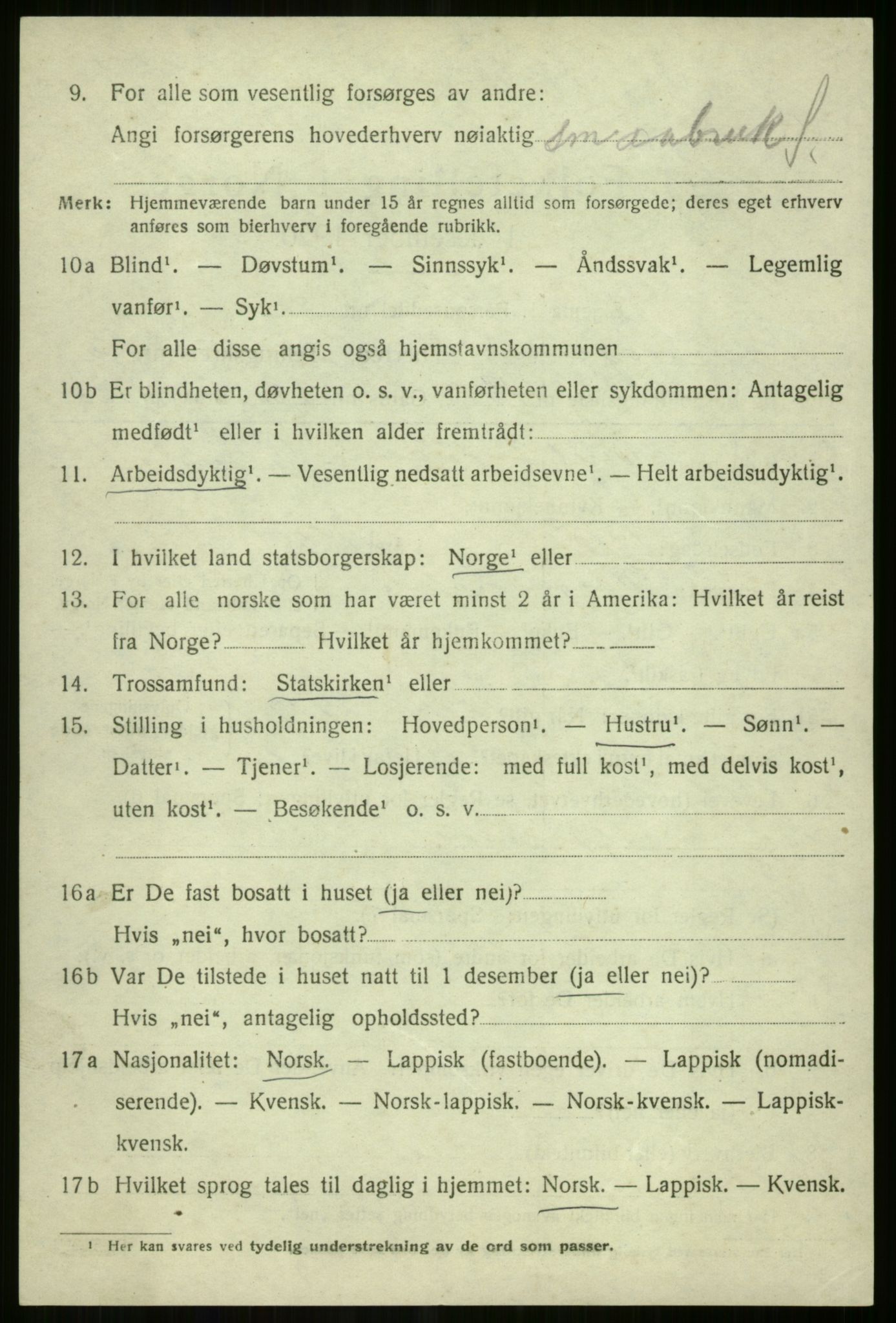 SATØ, Folketelling 1920 for 1934 Tromsøysund herred, 1920, s. 10713