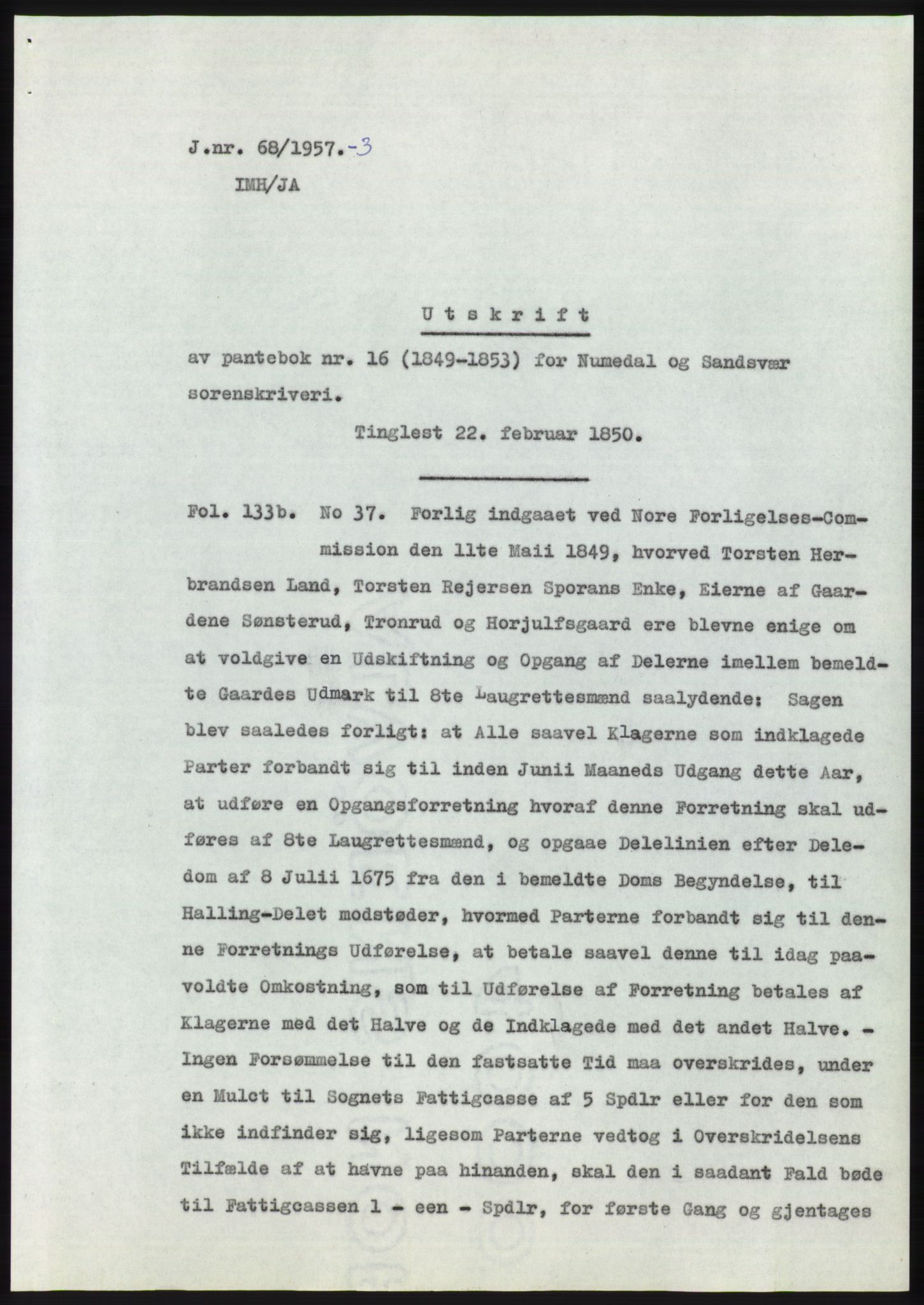 Statsarkivet i Kongsberg, SAKO/A-0001, 1956-1957, s. 114
