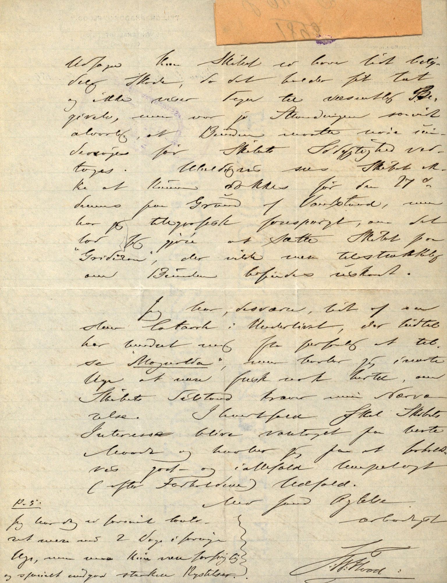 Pa 63 - Østlandske skibsassuranceforening, VEMU/A-1079/G/Ga/L0030/0007: Havaridokumenter / Furu, Magnhild, Magnolia, Havfruen, Tichborne, 1893, s. 22