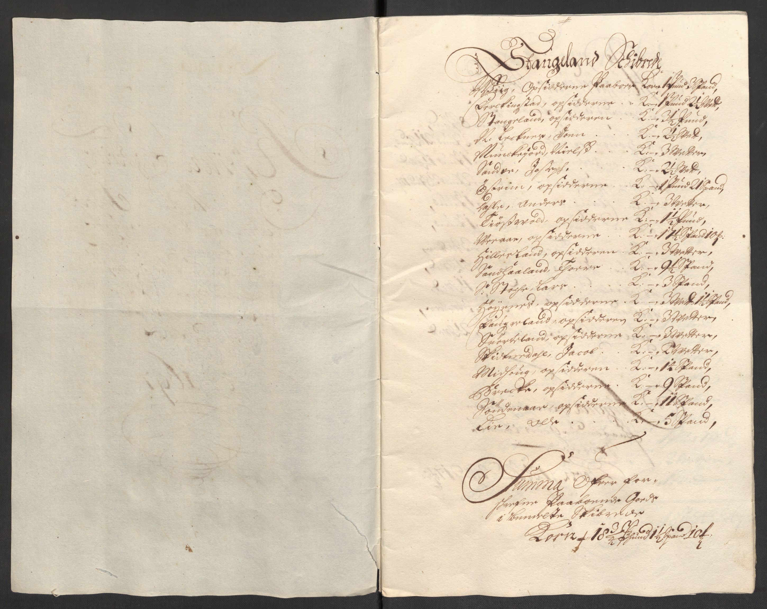 Rentekammeret inntil 1814, Reviderte regnskaper, Fogderegnskap, RA/EA-4092/R47/L2858: Fogderegnskap Ryfylke, 1697-1700, s. 44