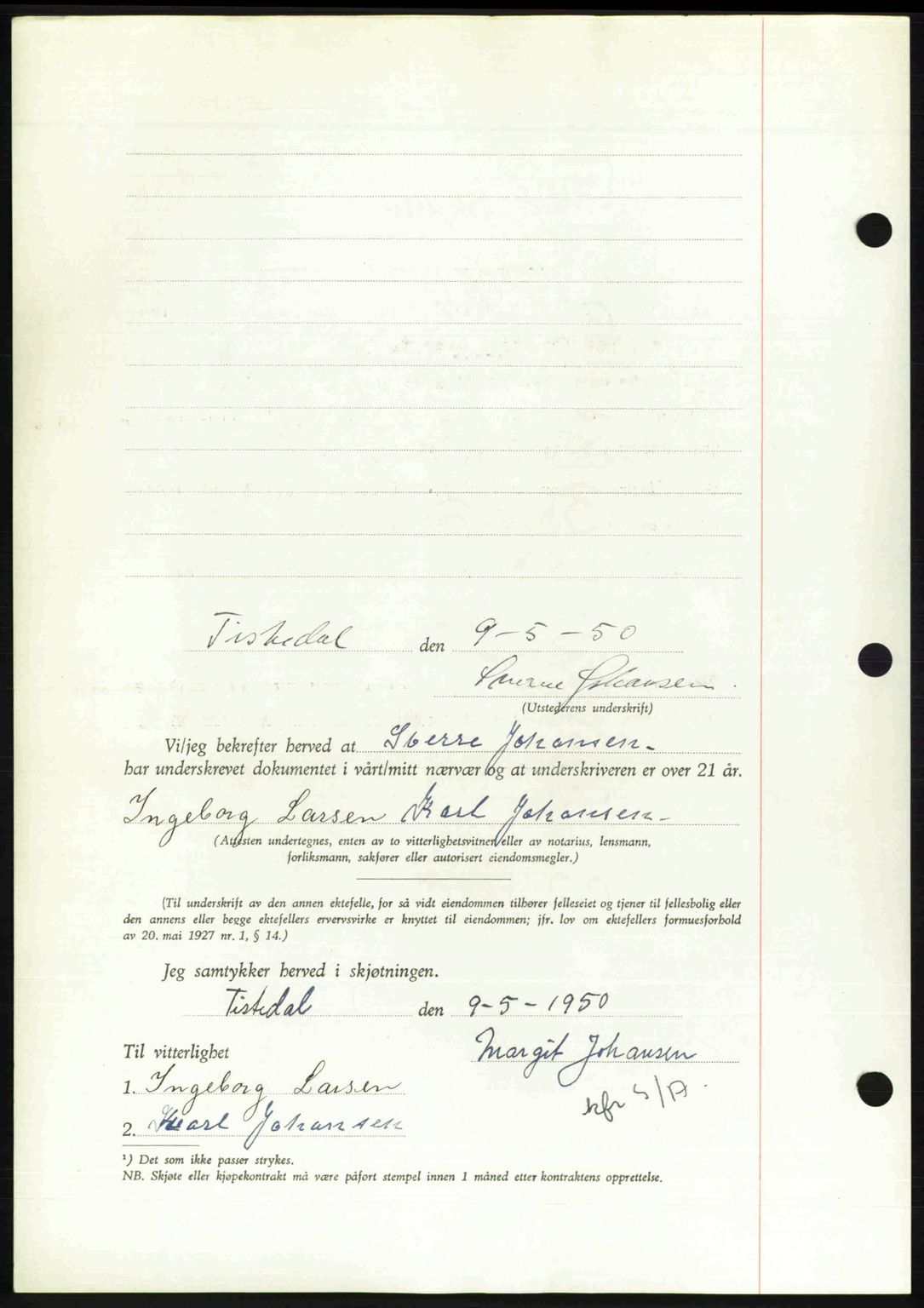Idd og Marker sorenskriveri, AV/SAO-A-10283/G/Gb/Gbb/L0014: Pantebok nr. A14, 1950-1950, Dagboknr: 1023/1950