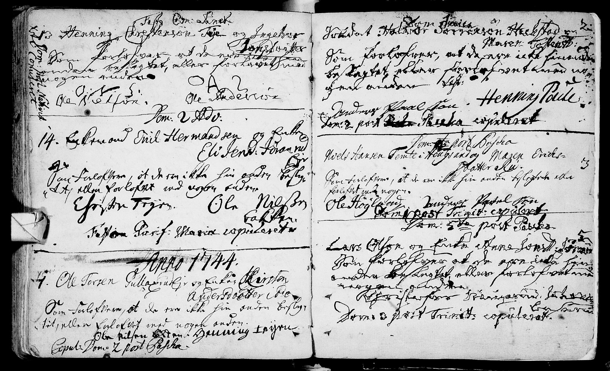 Eiker kirkebøker, SAKO/A-4/F/Fa/L0005: Ministerialbok nr. I 5 /2, 1721-1747