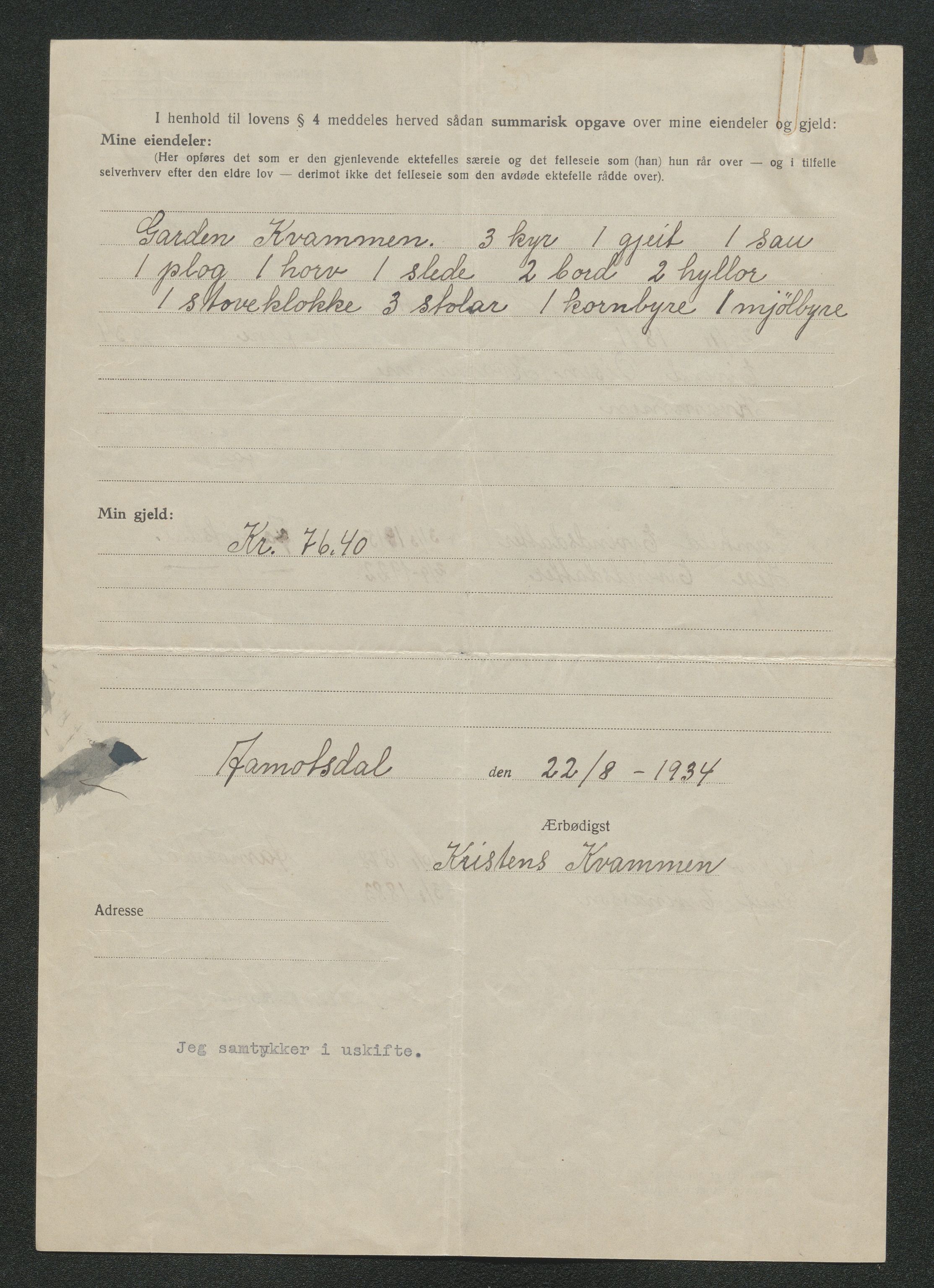 Nedre Telemark sorenskriveri, AV/SAKO-A-135/H/Ha/Hab/L0008: Dødsfallsfortegnelser
, 1931-1935, s. 1146