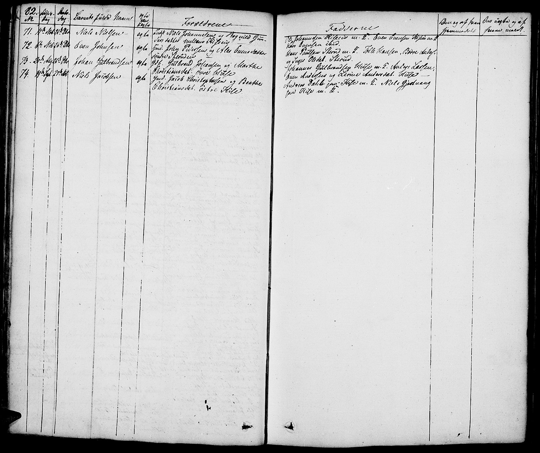 Nes prestekontor, Hedmark, SAH/PREST-020/K/Ka/L0003: Ministerialbok nr. 3, 1827-1851, s. 82