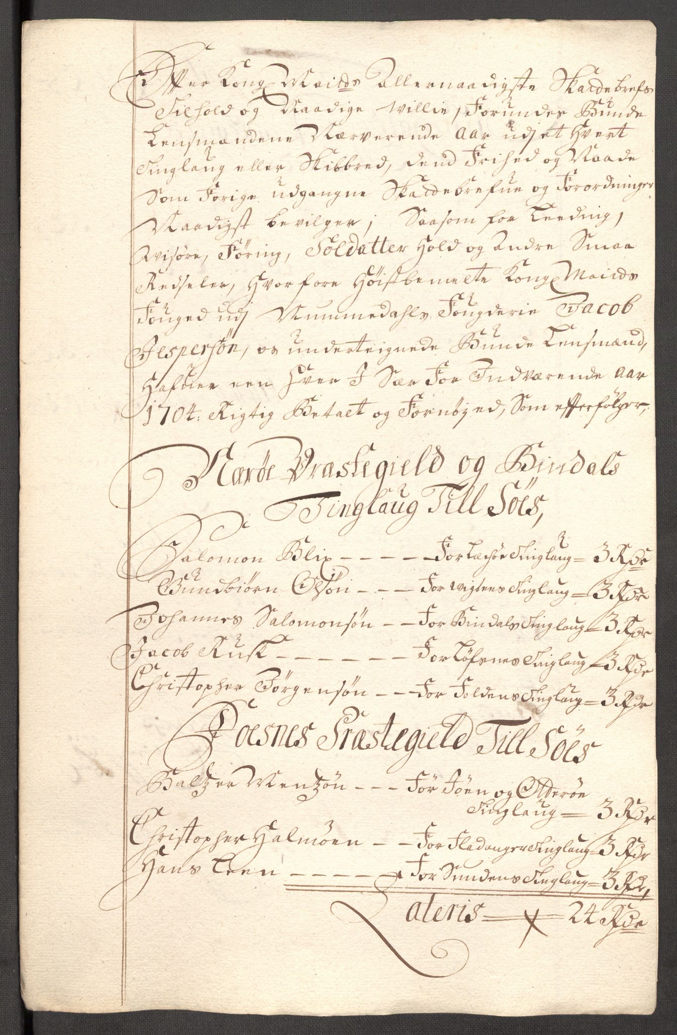 Rentekammeret inntil 1814, Reviderte regnskaper, Fogderegnskap, AV/RA-EA-4092/R64/L4428: Fogderegnskap Namdal, 1703-1704, s. 369