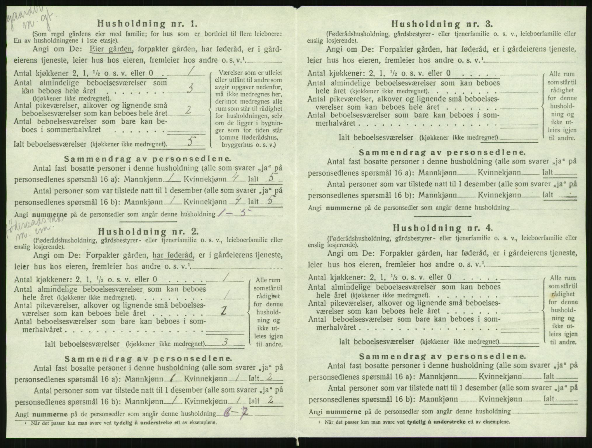 SAT, Folketelling 1920 for 1748 Fosnes herred, 1920, s. 30