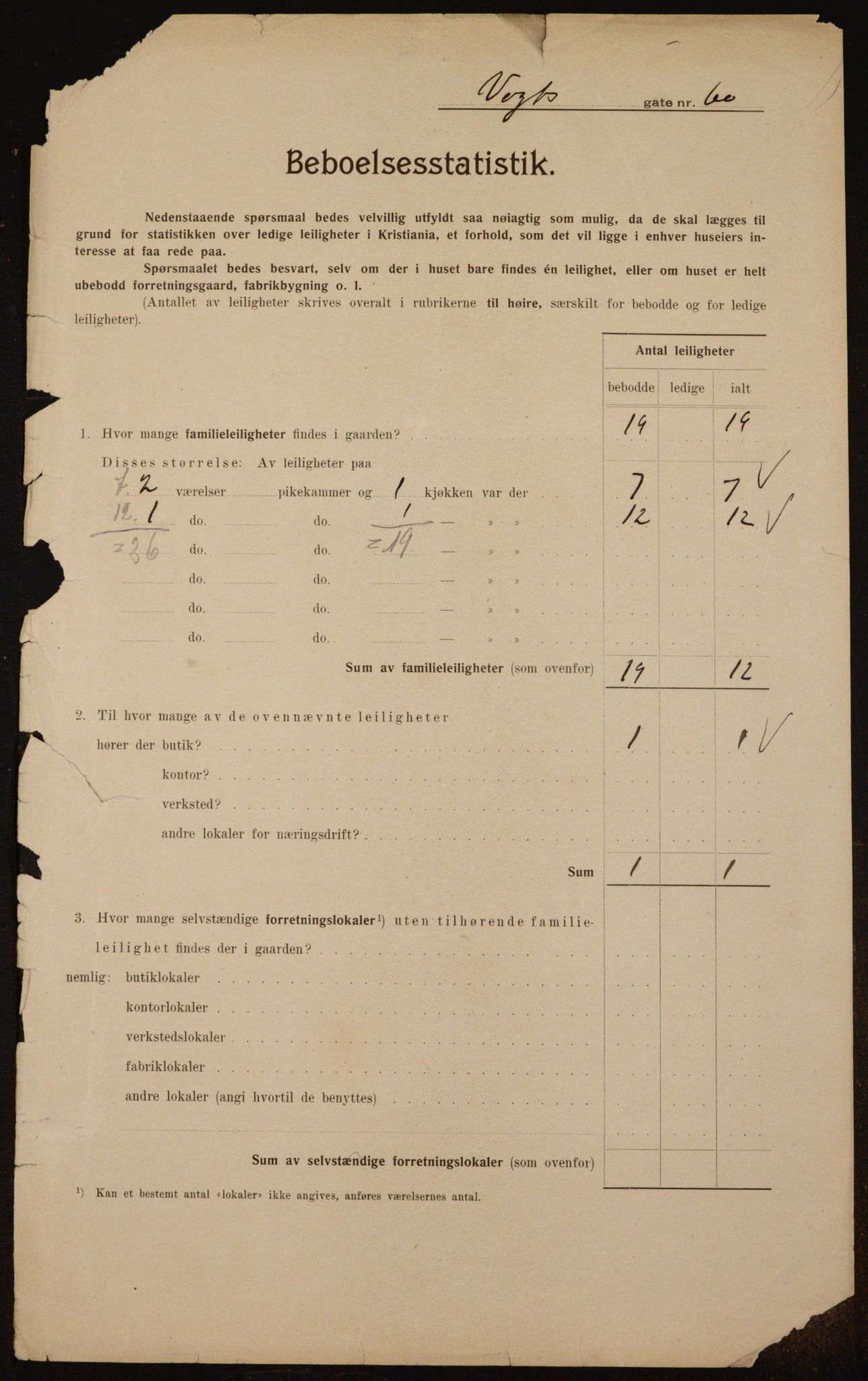 OBA, Kommunal folketelling 1.2.1910 for Kristiania, 1910, s. 118880