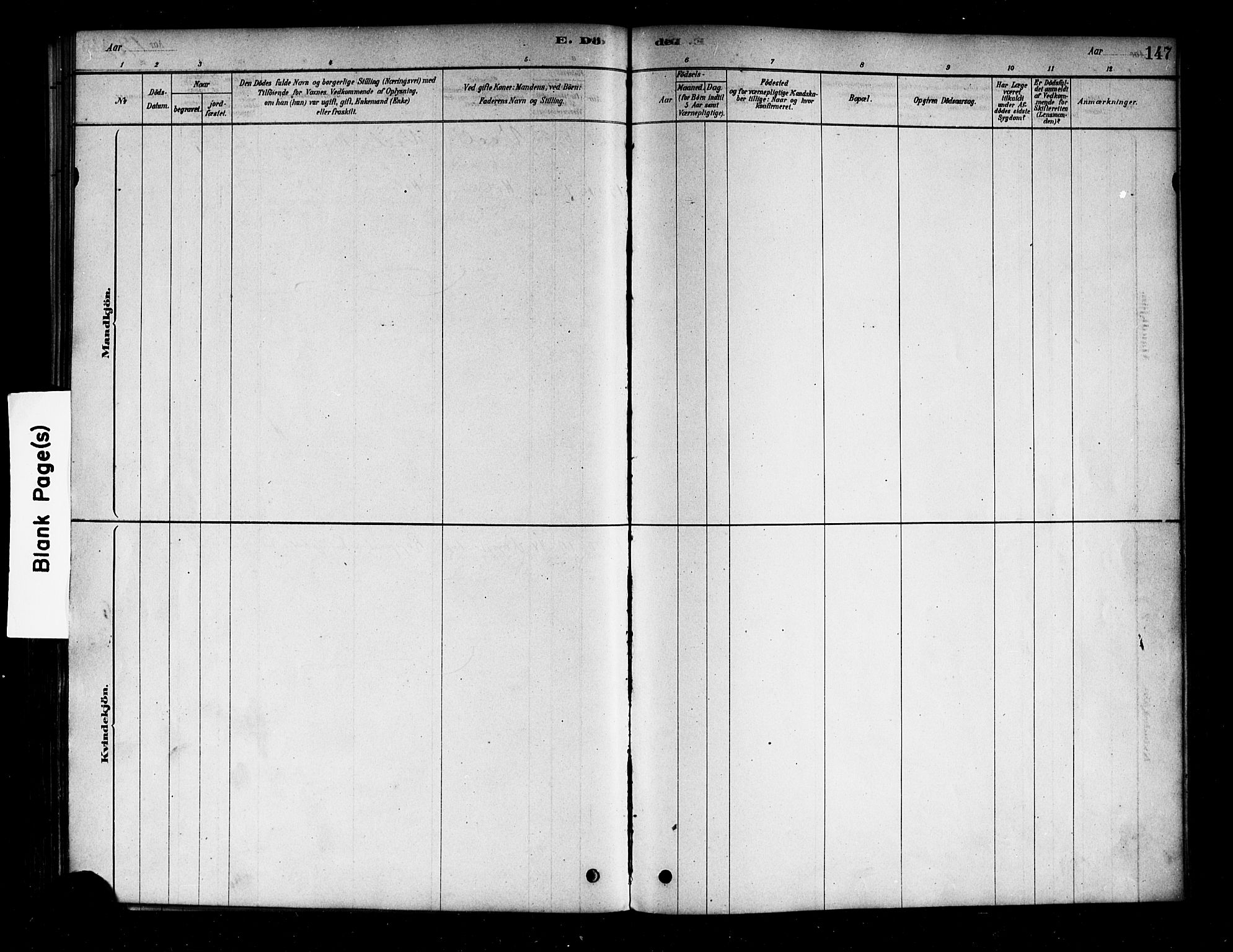 Borge prestekontor Kirkebøker, SAO/A-10903/F/Fb/L0003: Ministerialbok nr. II 3, 1878-1902, s. 147