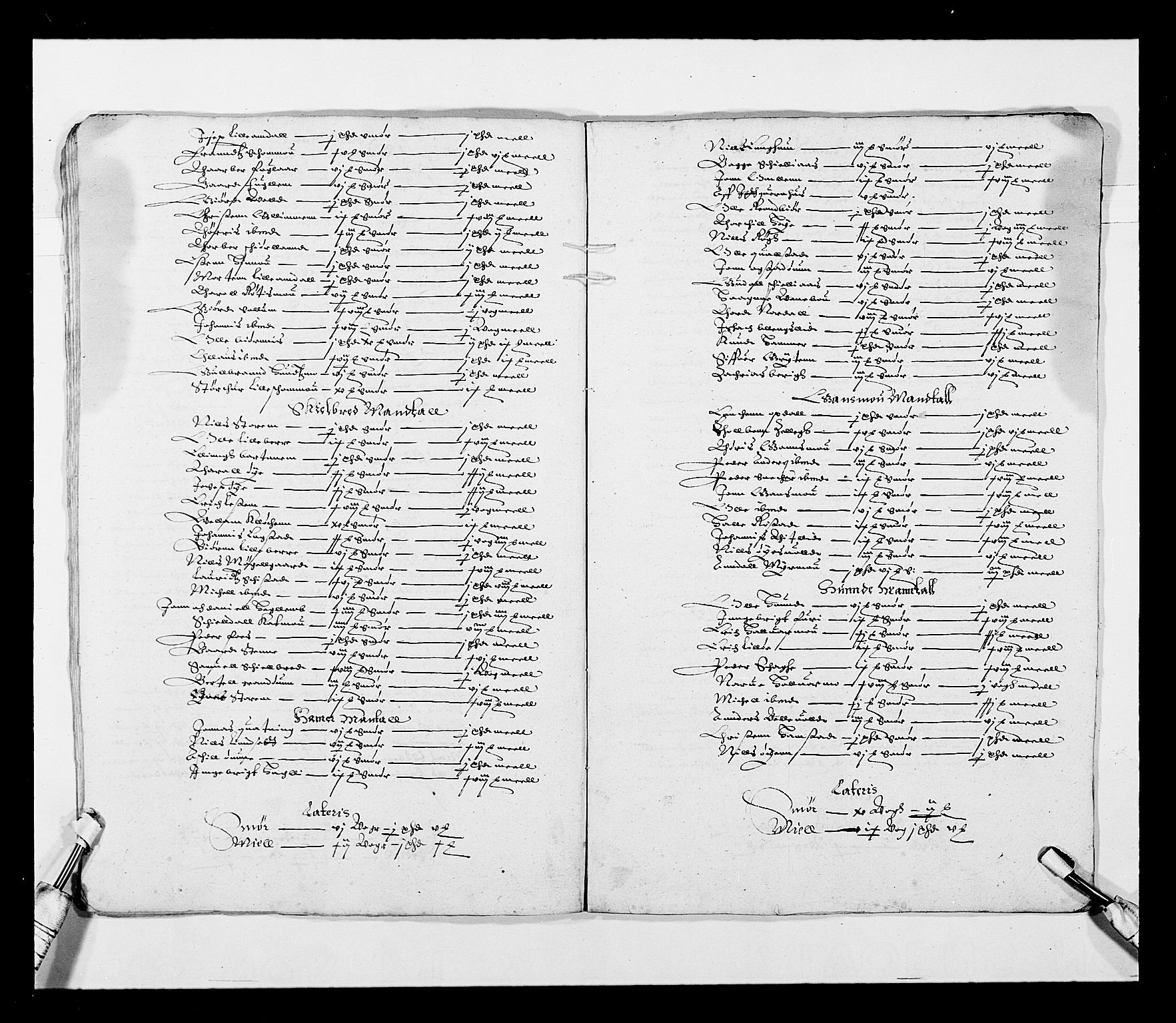 Stattholderembetet 1572-1771, RA/EA-2870/Ek/L0027/0001: Jordebøker 1633-1658: / Jordebøker for Trondheim len, 1643-1644, s. 90