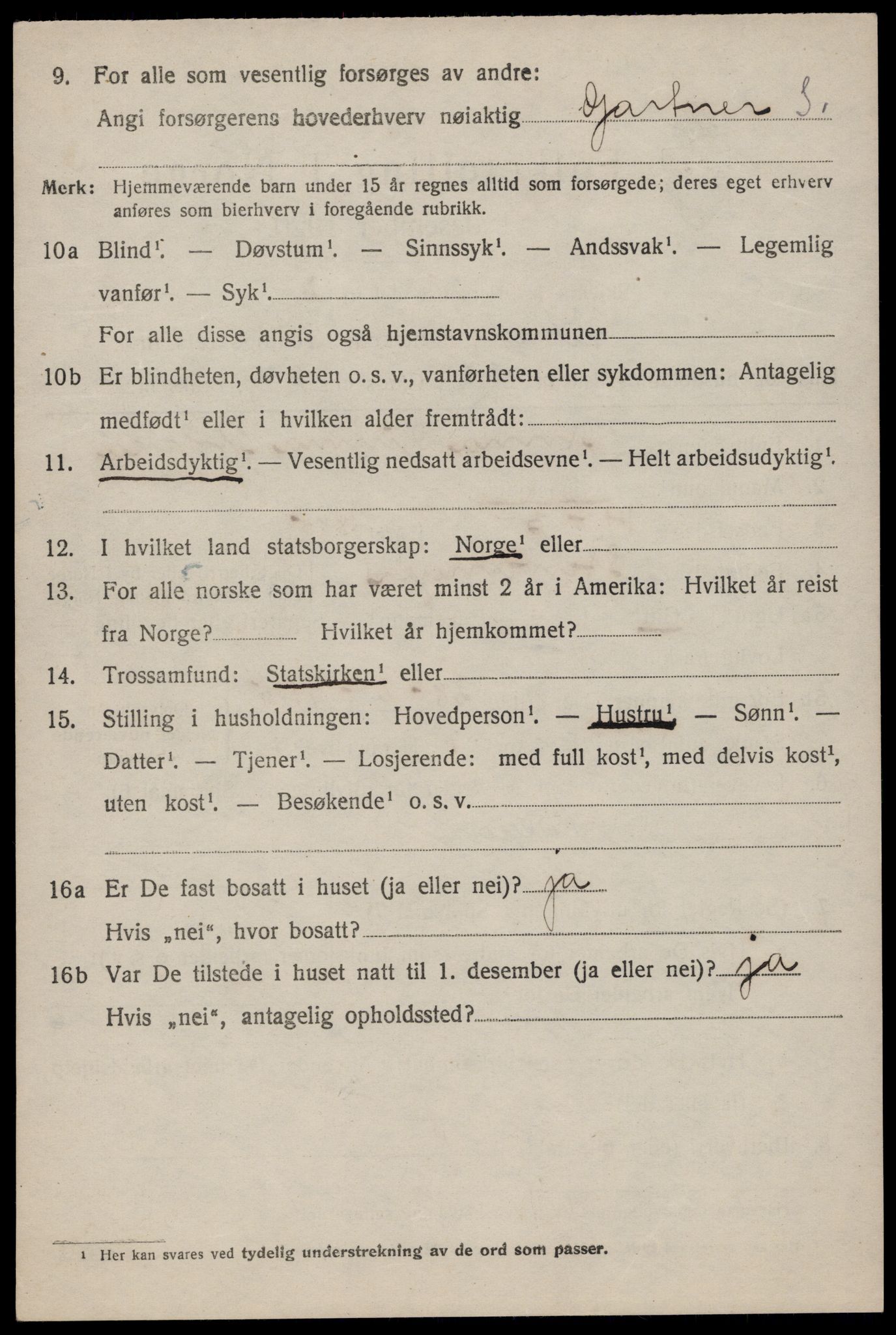 SAST, Folketelling 1920 for 1126 Hetland herred, 1920, s. 9450