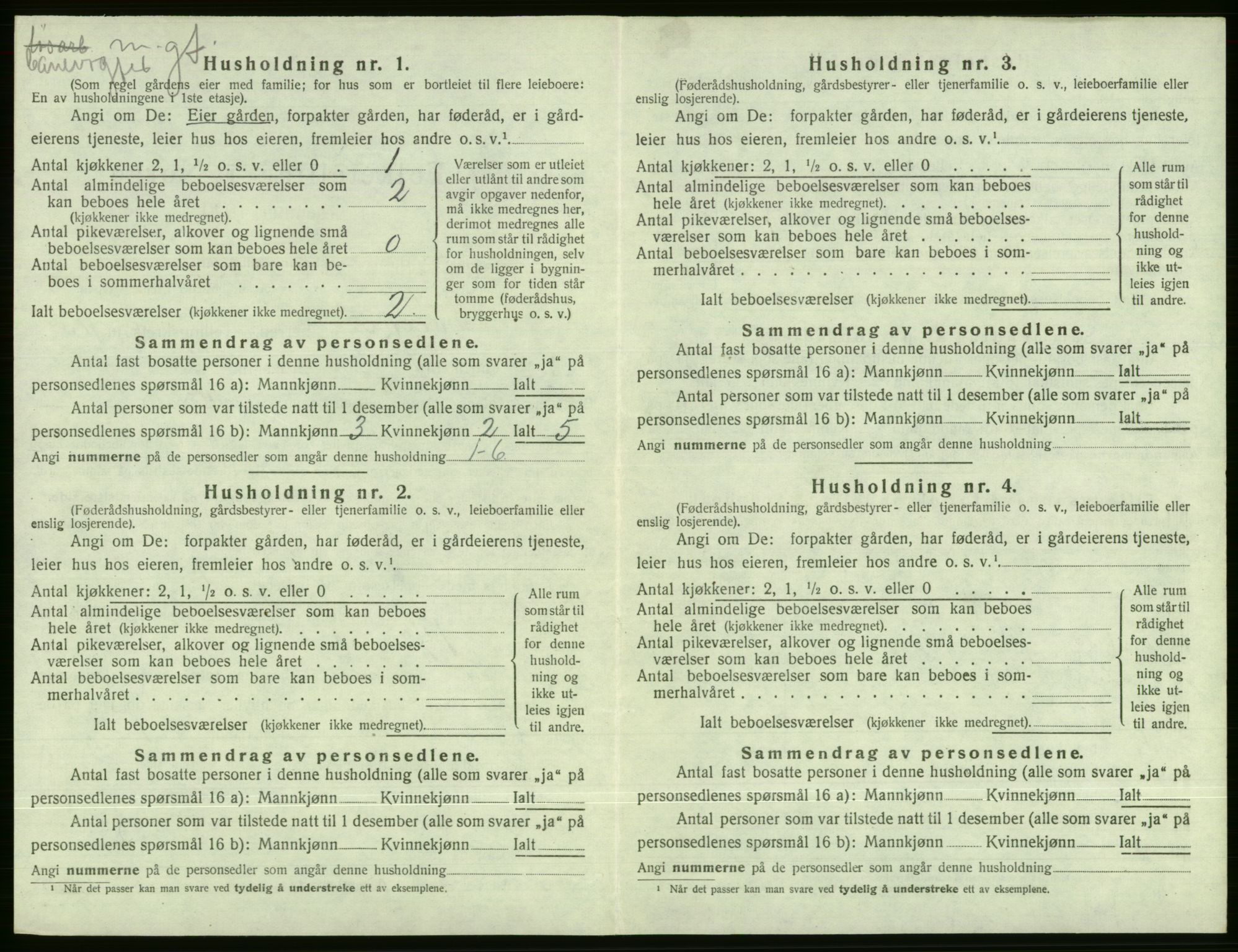 SAB, Folketelling 1920 for 1237 Evanger herred, 1920, s. 514