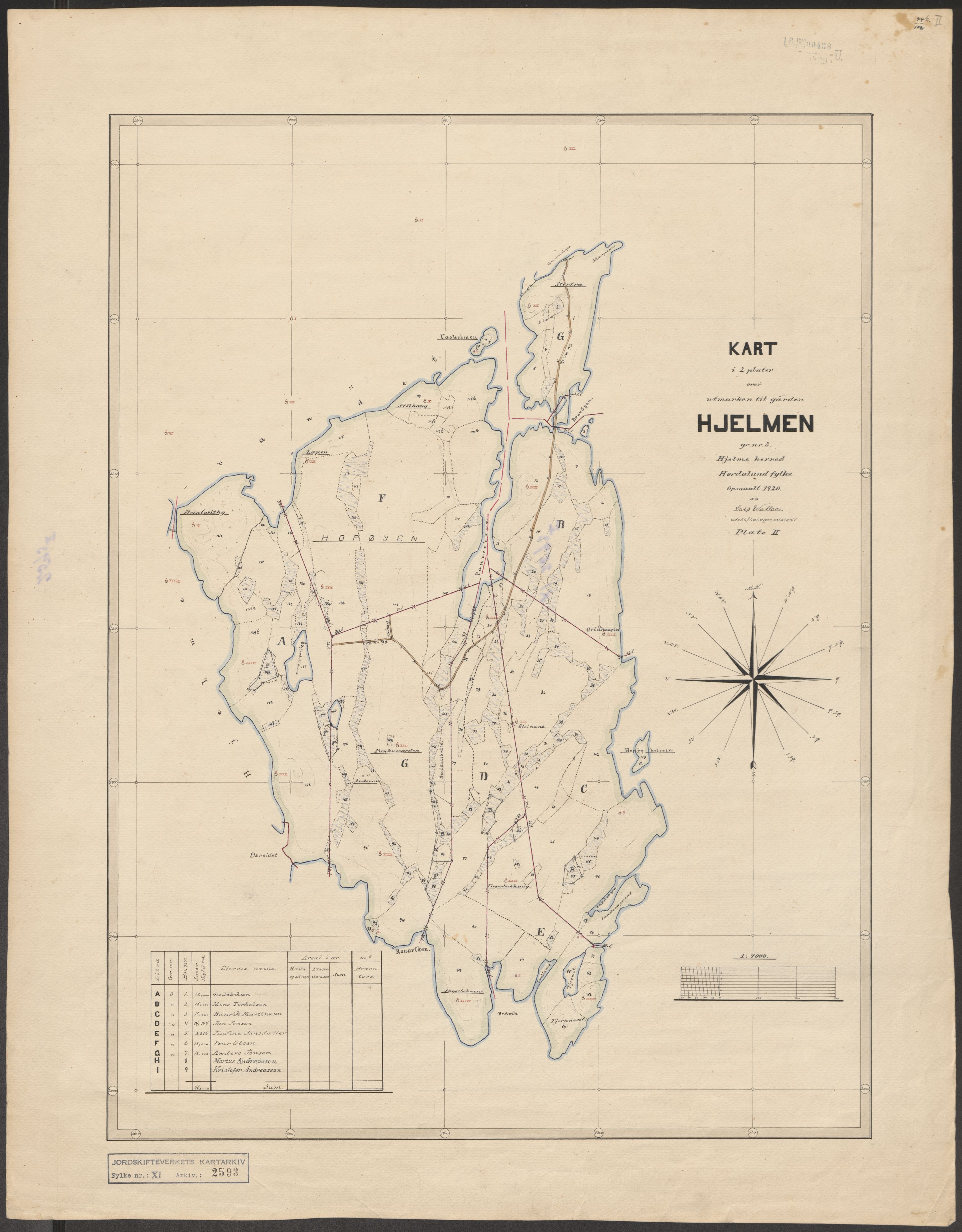 Jordskifteverkets kartarkiv, RA/S-3929/T, 1859-1988, s. 2915