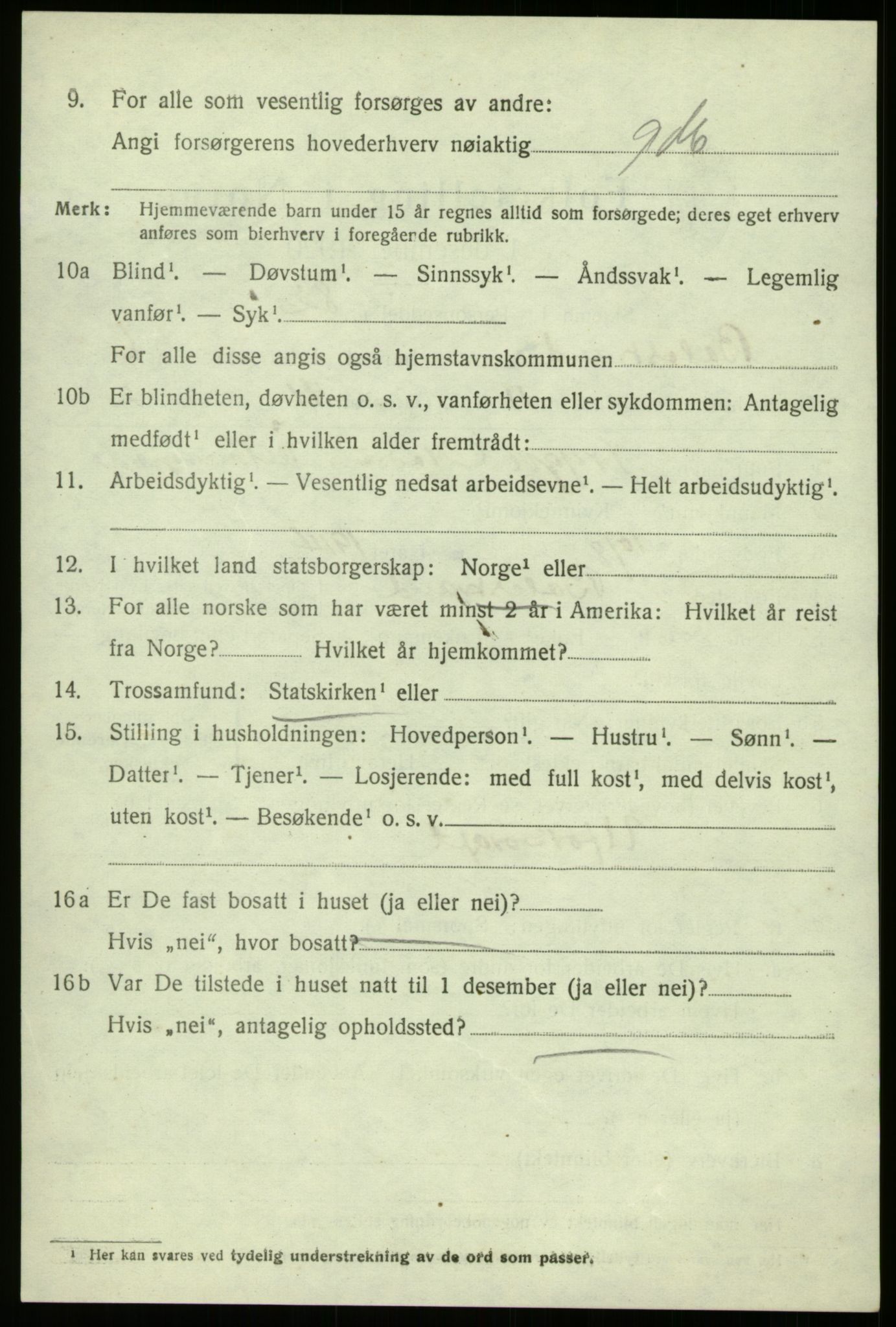 SAB, Folketelling 1920 for 1418 Balestrand herred, 1920, s. 3021