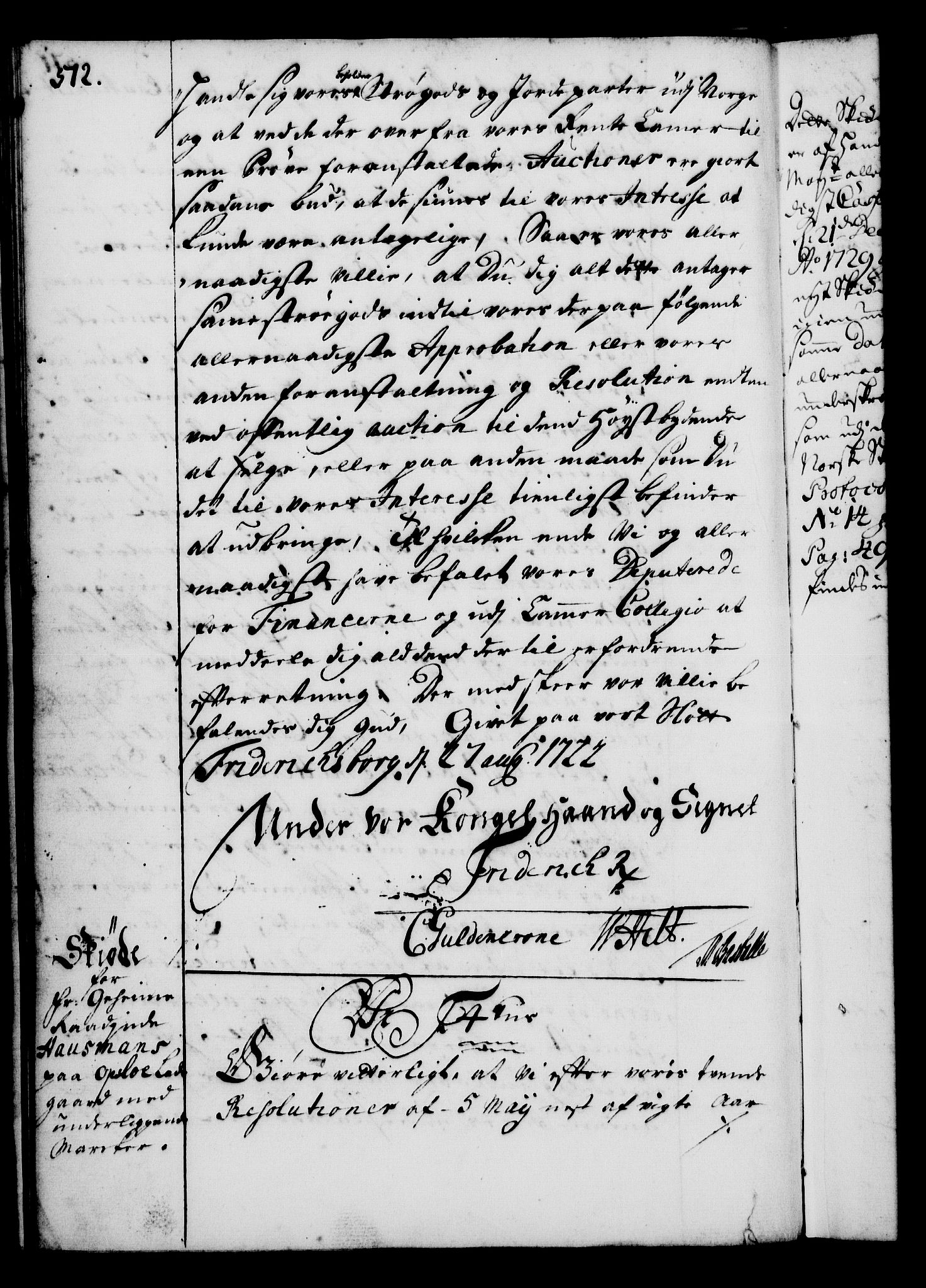 Rentekammeret, Kammerkanselliet, RA/EA-3111/G/Gg/Gga/L0001: Norsk ekspedisjonsprotokoll med register (merket RK 53.1), 1720-1723, s. 512