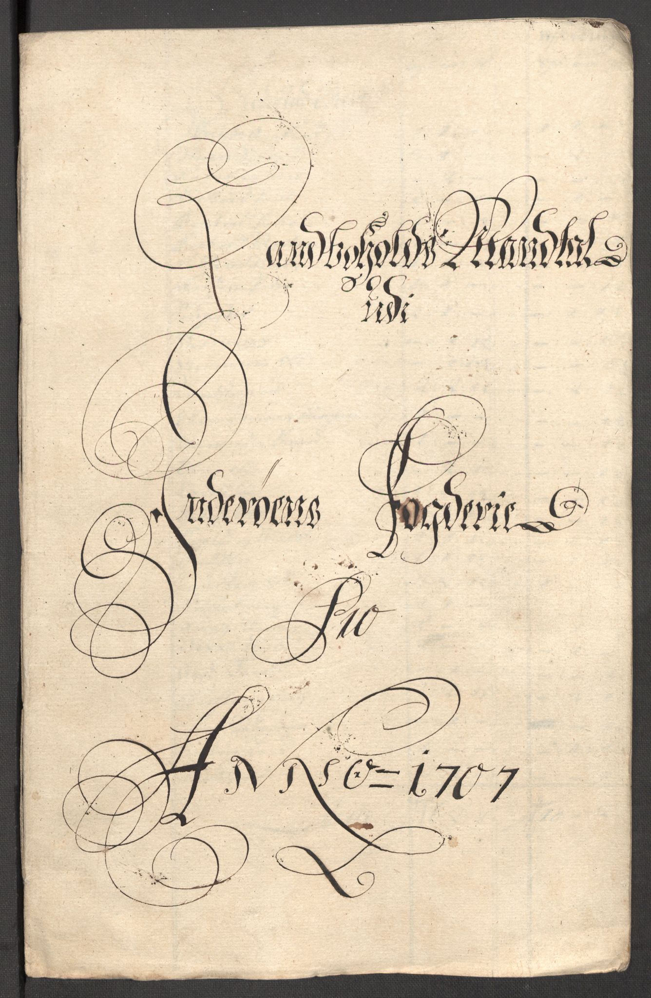 Rentekammeret inntil 1814, Reviderte regnskaper, Fogderegnskap, RA/EA-4092/R63/L4315: Fogderegnskap Inderøy, 1706-1707, s. 421