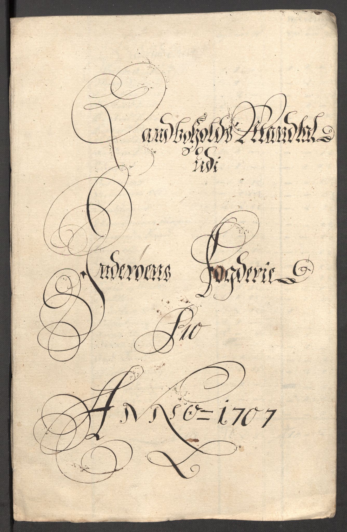 Rentekammeret inntil 1814, Reviderte regnskaper, Fogderegnskap, AV/RA-EA-4092/R63/L4315: Fogderegnskap Inderøy, 1706-1707, s. 421