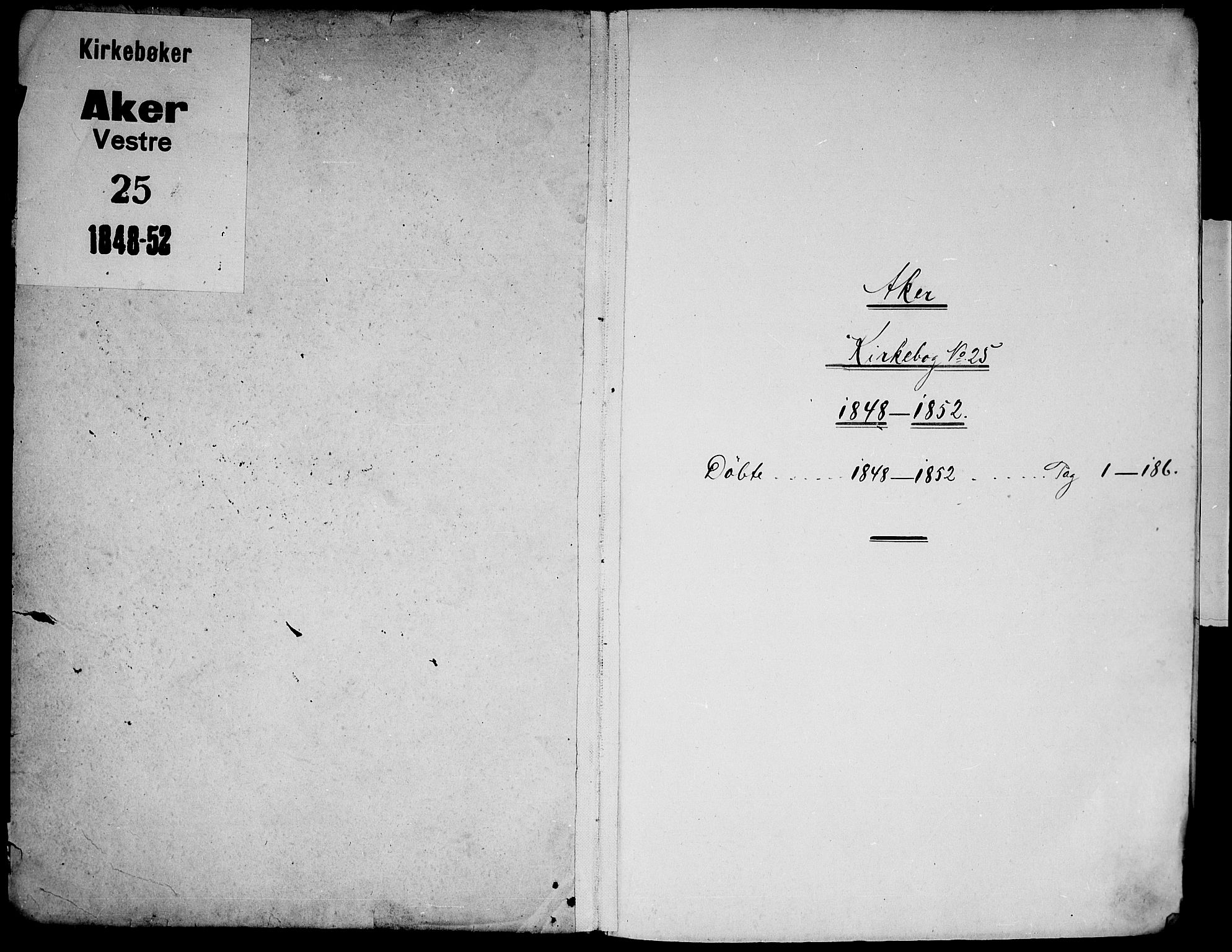 Aker prestekontor kirkebøker, SAO/A-10861/G/L0009: Klokkerbok nr. 9, 1848-1852
