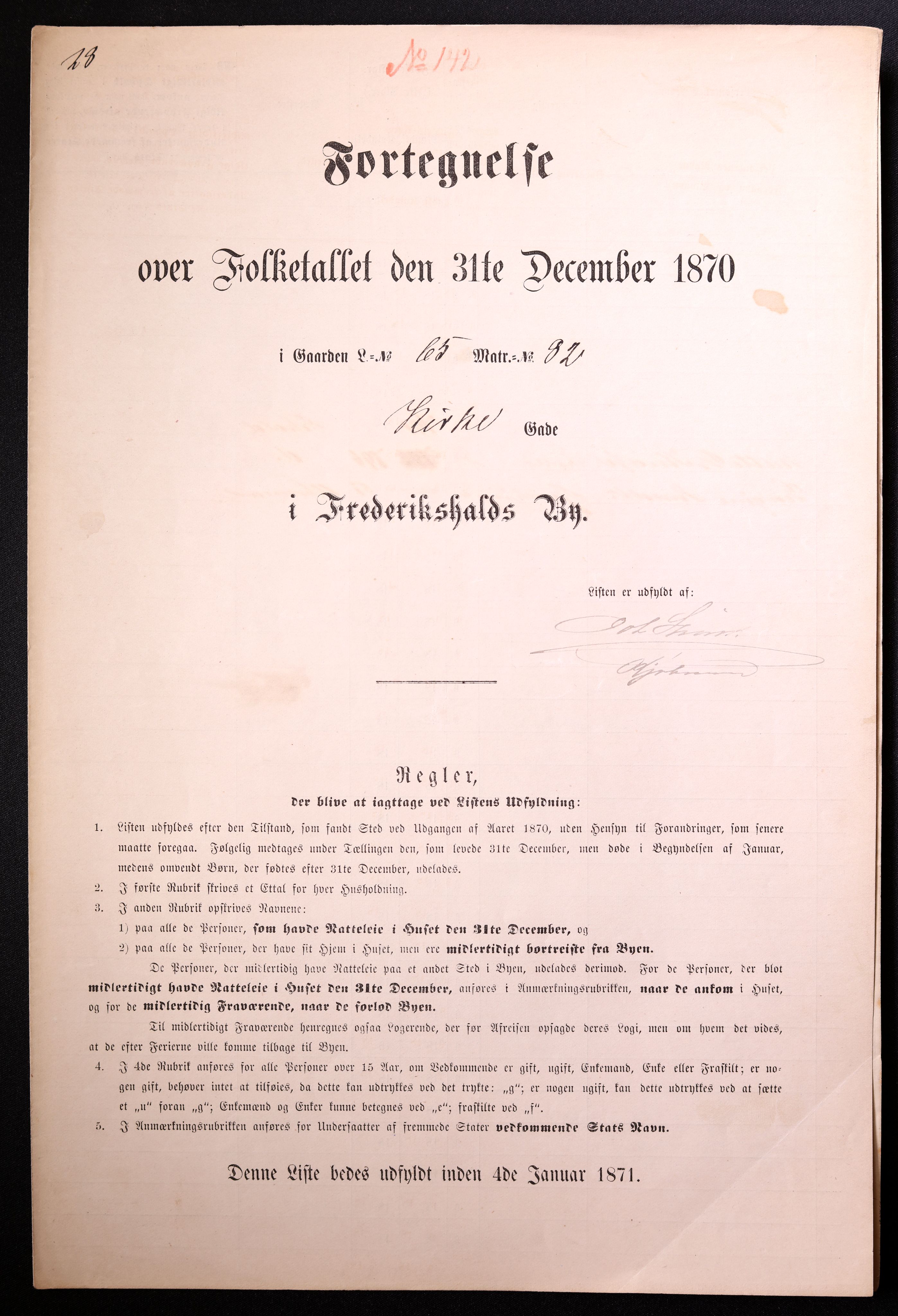RA, Folketelling 1870 for 0101 Fredrikshald kjøpstad, 1870, s. 603