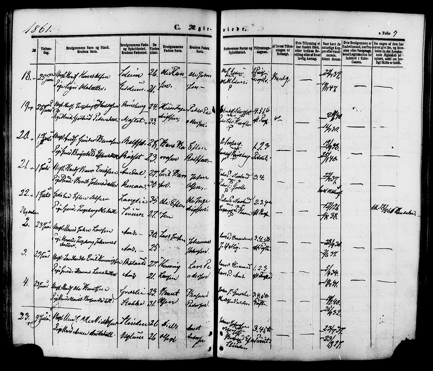 Ministerialprotokoller, klokkerbøker og fødselsregistre - Sør-Trøndelag, SAT/A-1456/695/L1147: Ministerialbok nr. 695A07, 1860-1877, s. 7