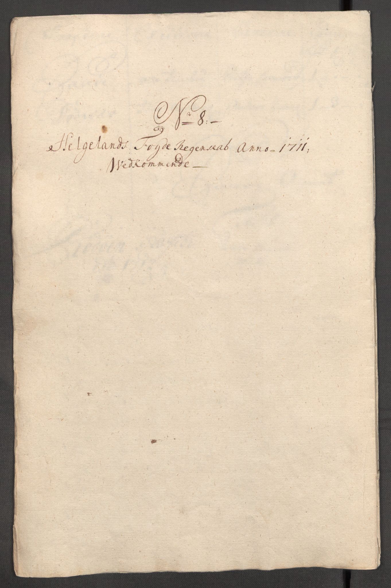 Rentekammeret inntil 1814, Reviderte regnskaper, Fogderegnskap, RA/EA-4092/R65/L4511: Fogderegnskap Helgeland, 1710-1711, s. 448
