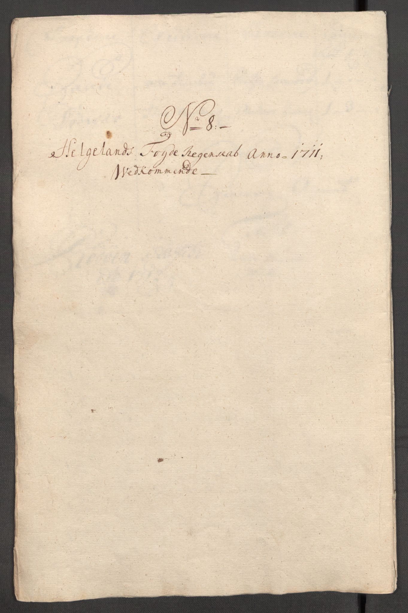 Rentekammeret inntil 1814, Reviderte regnskaper, Fogderegnskap, AV/RA-EA-4092/R65/L4511: Fogderegnskap Helgeland, 1710-1711, s. 448