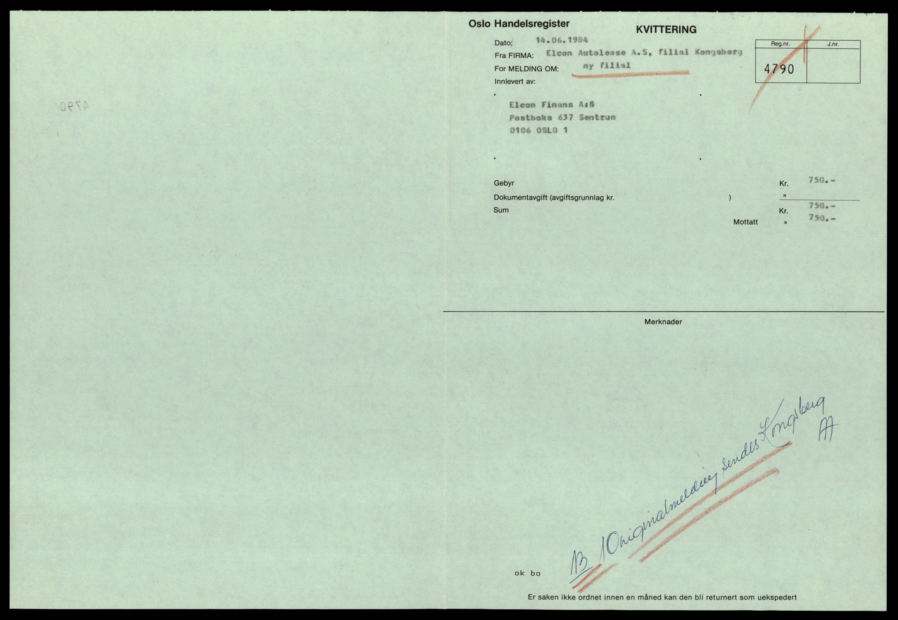 Oslo byfogd, Handelsregisteret, SAT/A-10867/G/Gc/Gca/L0198: Ikke konverterte foretak, Elc-Eld, 1890-1990, s. 1