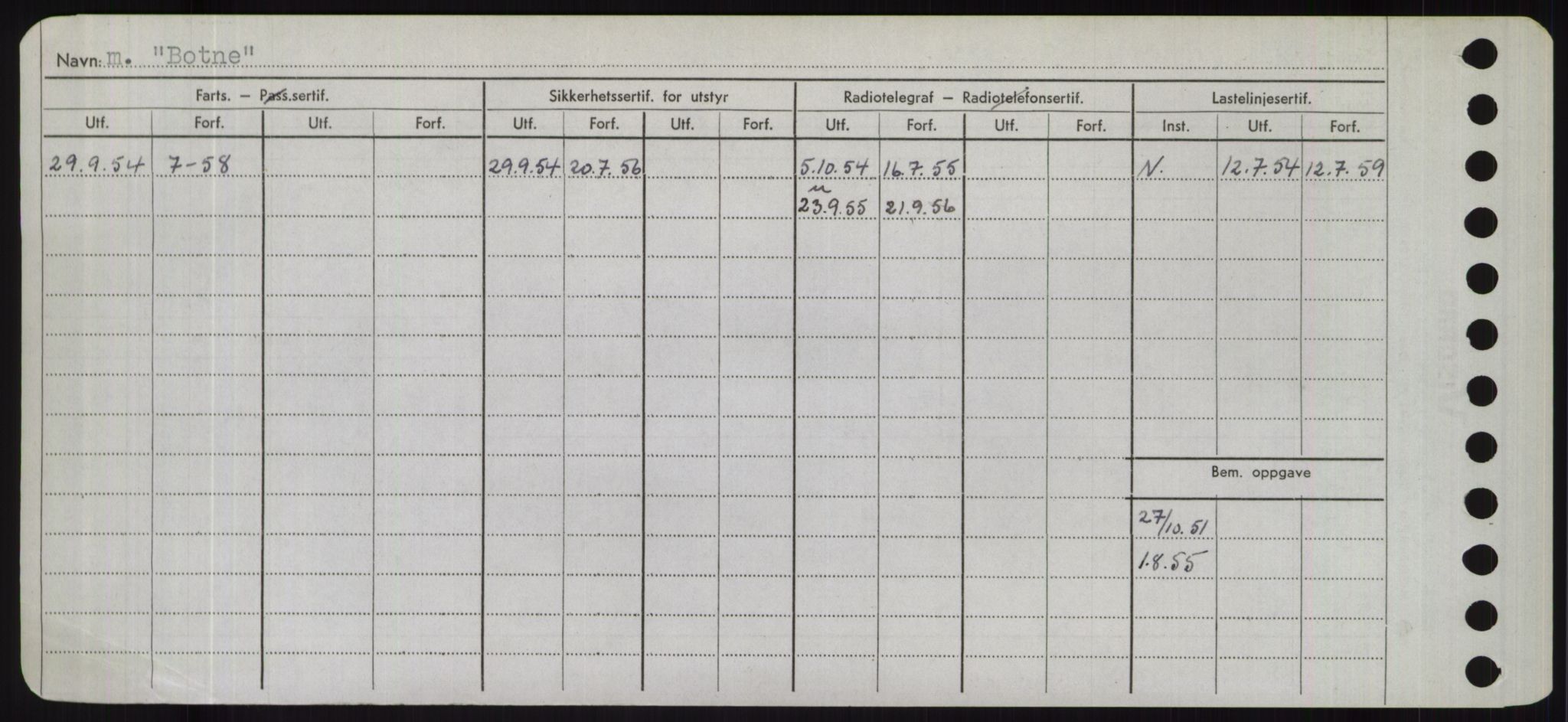 Sjøfartsdirektoratet med forløpere, Skipsmålingen, RA/S-1627/H/Hd/L0004: Fartøy, Bia-Boy, s. 630