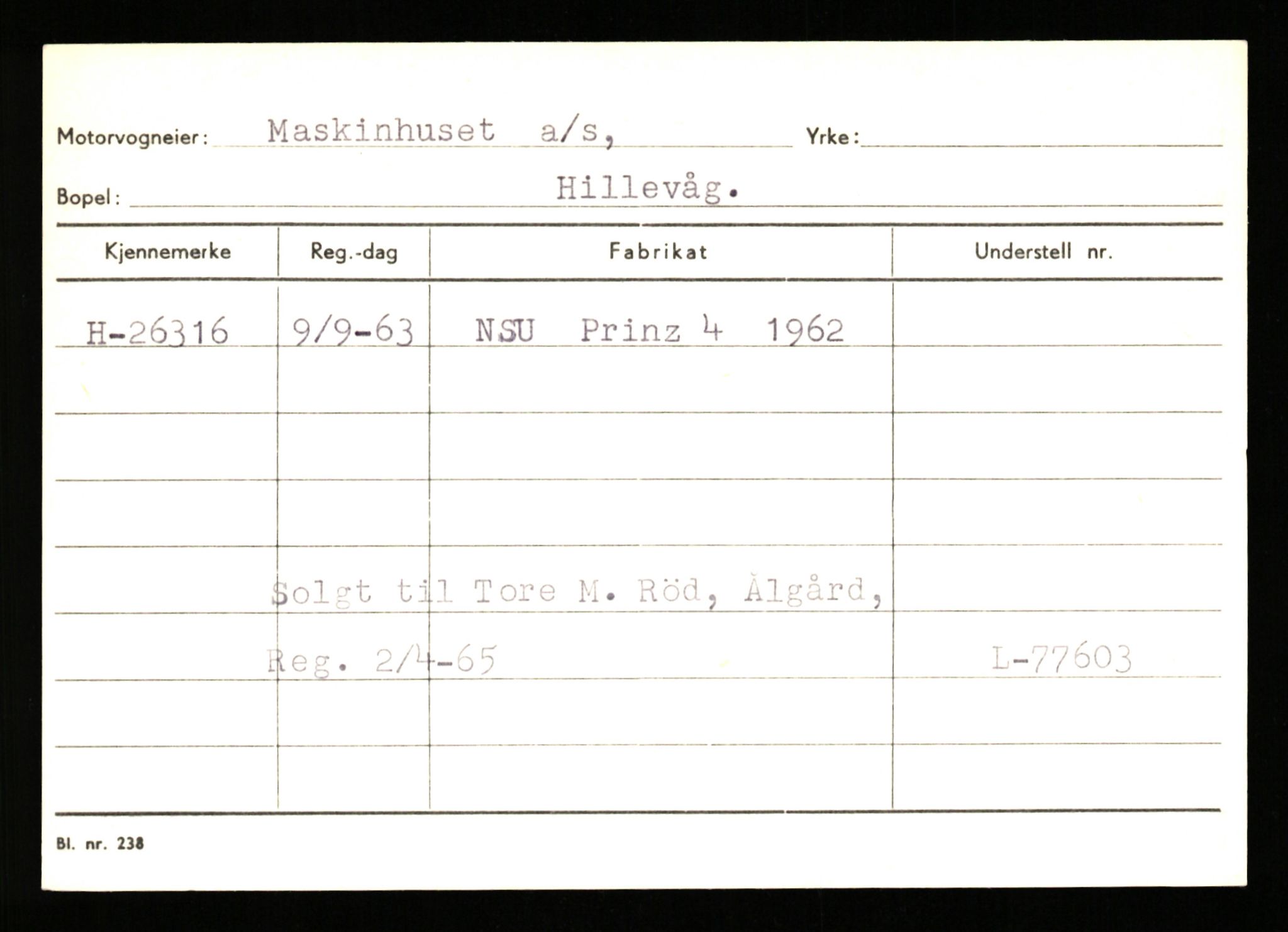 Stavanger trafikkstasjon, AV/SAST-A-101942/0/G/L0005: Registreringsnummer: 23000 - 34245, 1930-1971, s. 1129