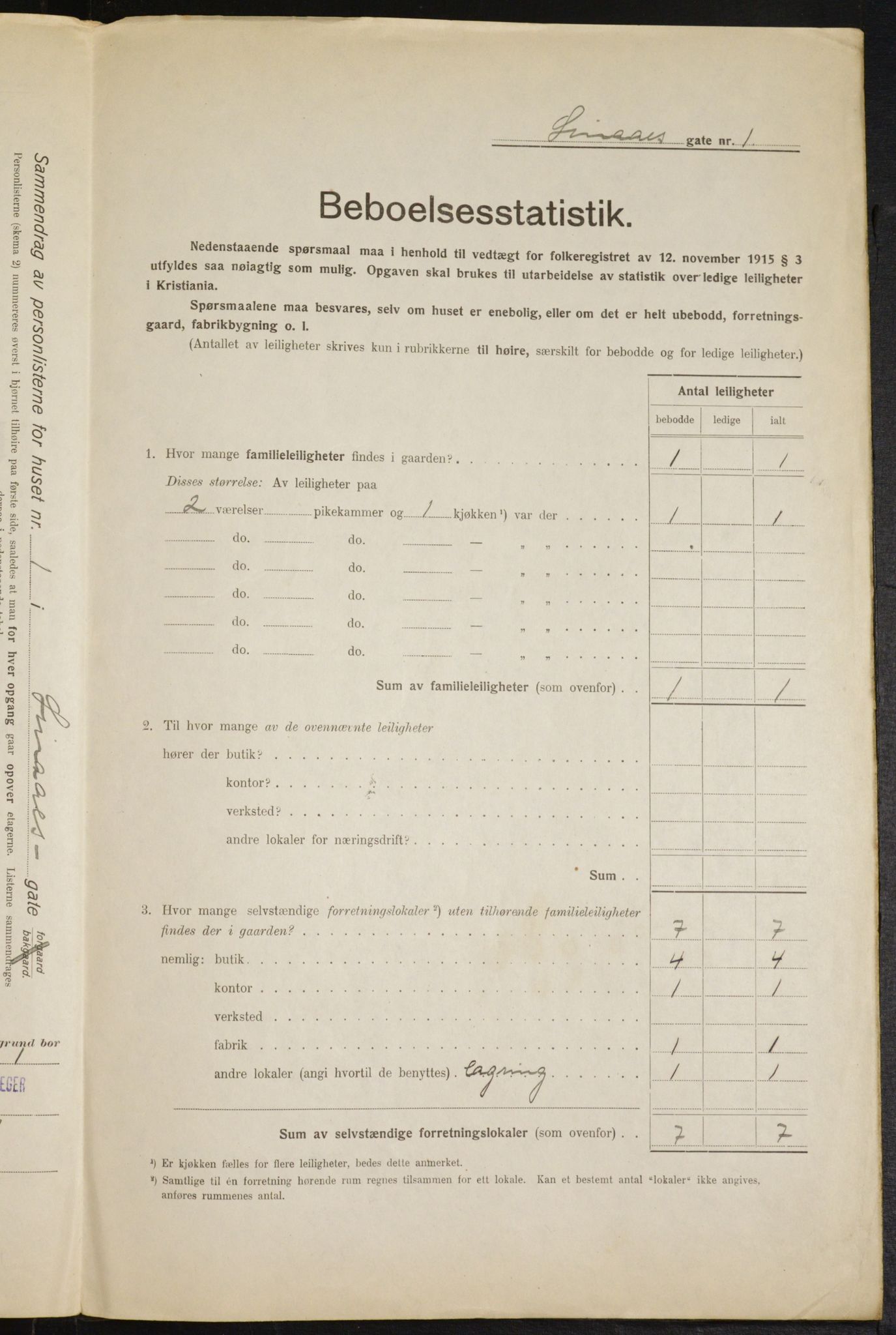 OBA, Kommunal folketelling 1.2.1916 for Kristiania, 1916, s. 59075