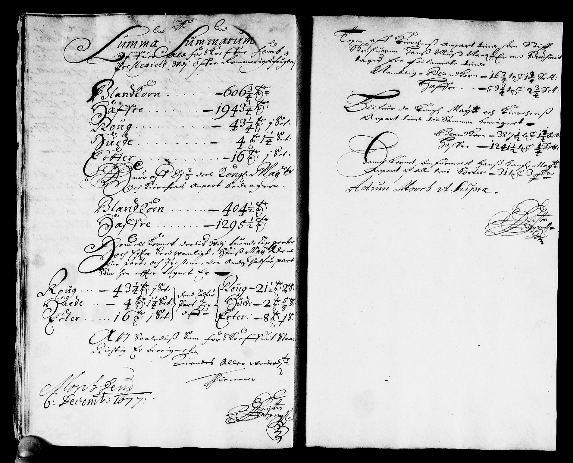 Rentekammeret inntil 1814, Reviderte regnskaper, Stiftamtstueregnskaper, Landkommissariatet på Akershus og Akershus stiftamt, RA/EA-5869/R/Rb/L0133: Akershus stiftamt, 1677